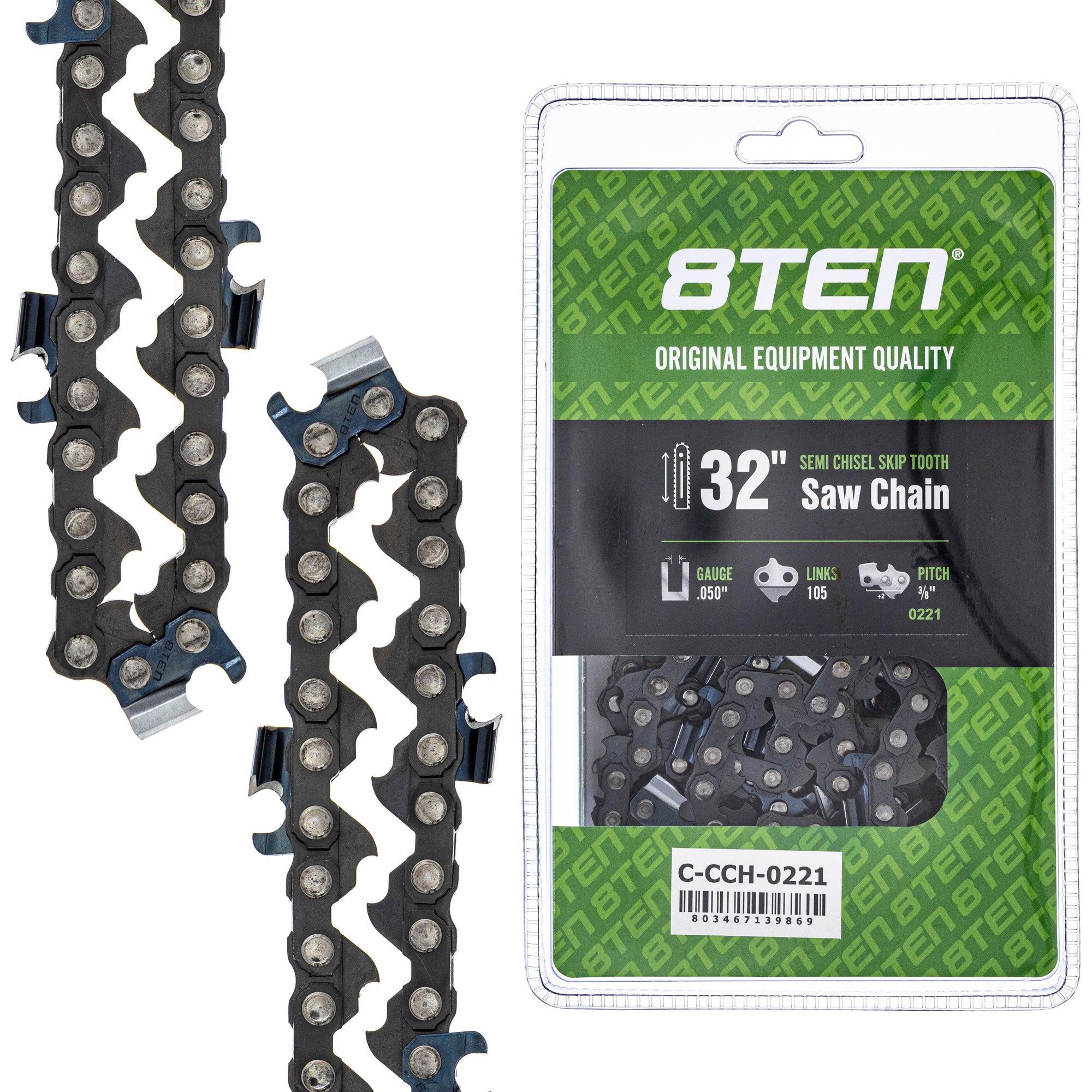 8TEN 810-CCC2443H Chain for zOTHER Oregon Echo Shindaiwa Bear Cat PS