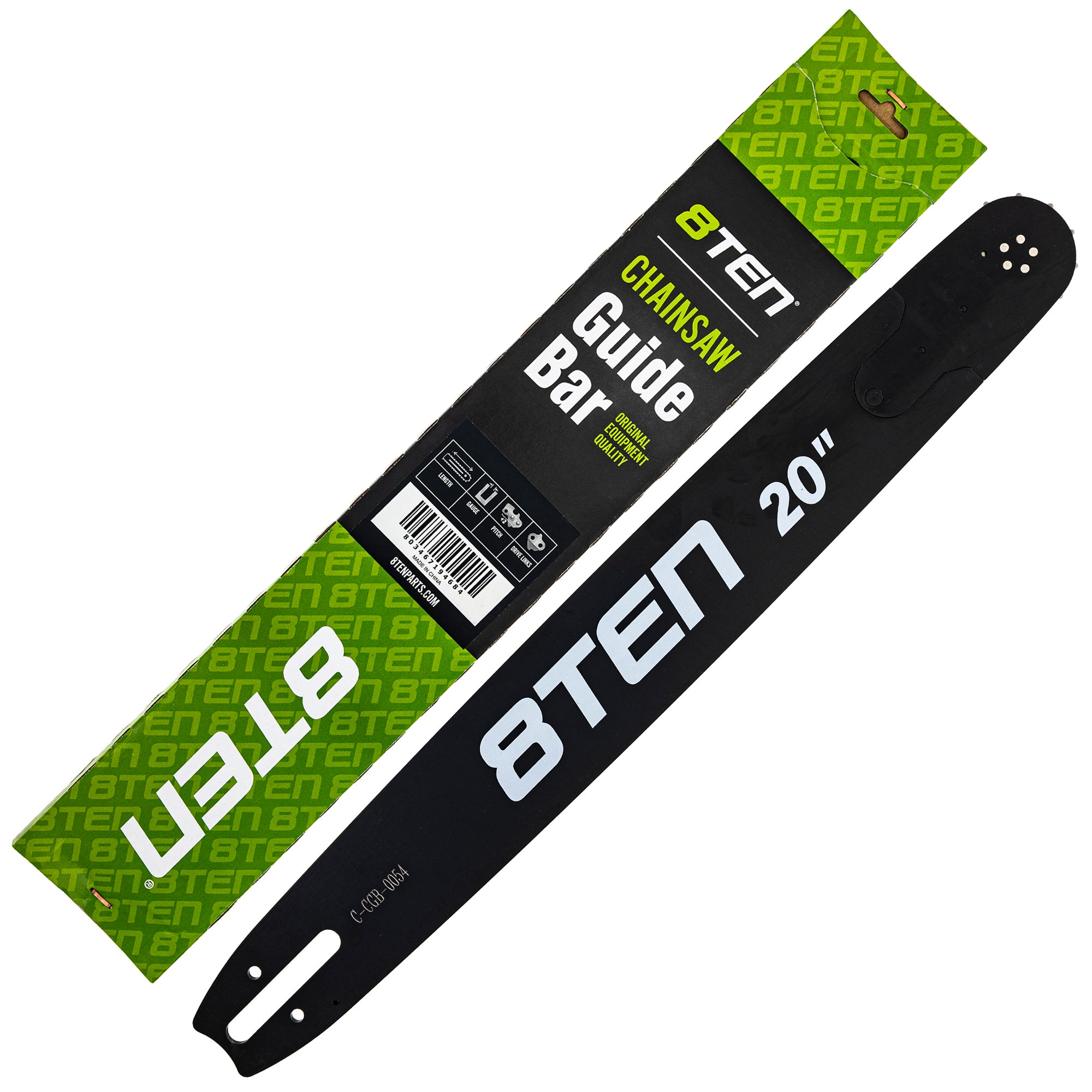 8TEN 810-CCG2276B 20 Inch Chainsaw Guide Bar for zOTHER Silver