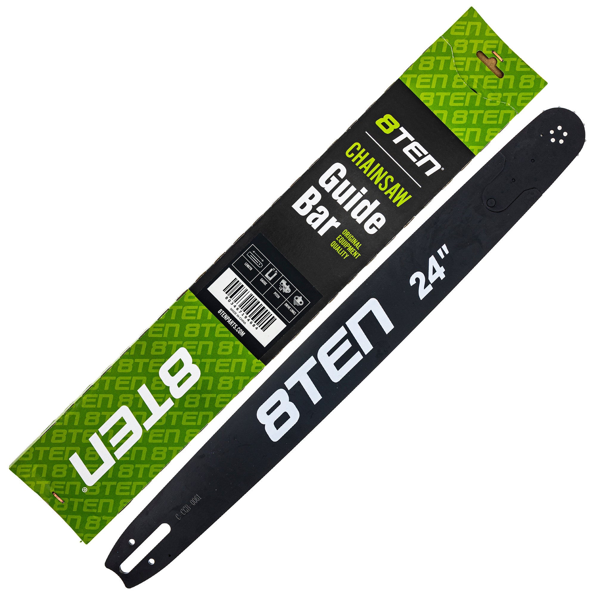 8TEN 810-CCG2283B 24 Inch Chainsaw Guide Bar for zOTHER Silver