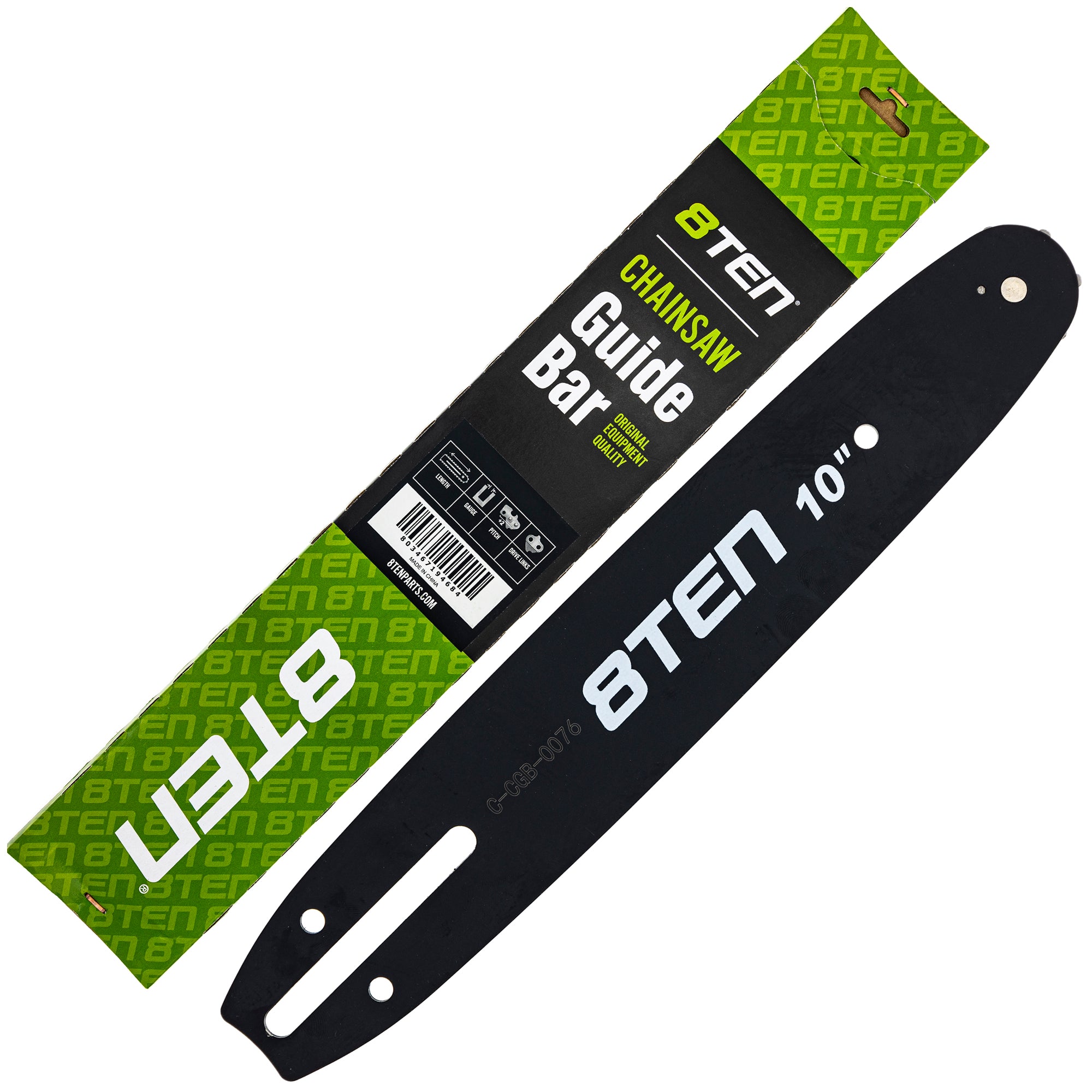 8TEN 810-CCG2298B 10 Inch Chainsaw Guide Bar for zOTHER Oregon WG309