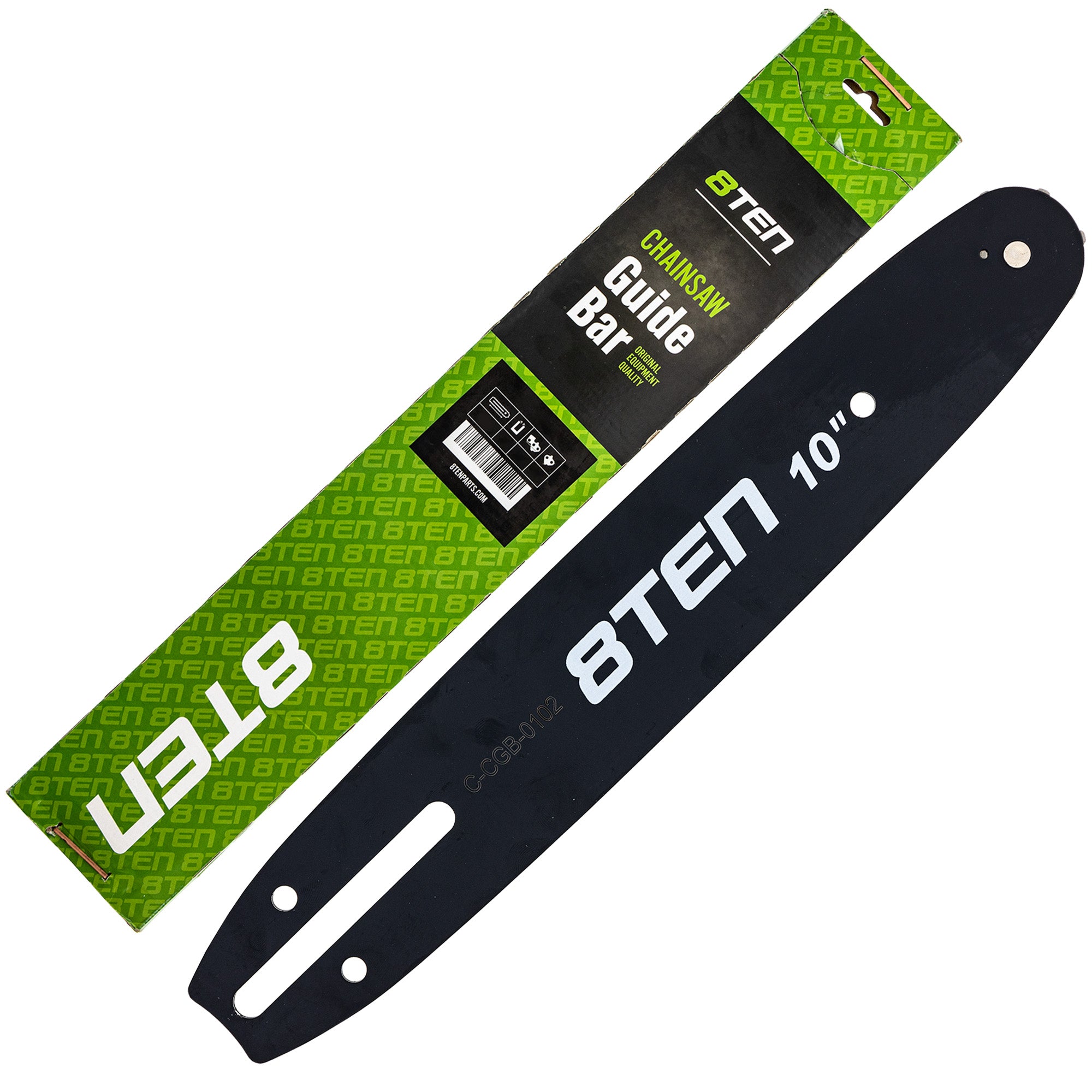 8TEN 810-CCG2324B 10 Inch Chainsaw Guide Bar for zOTHER WG380.9