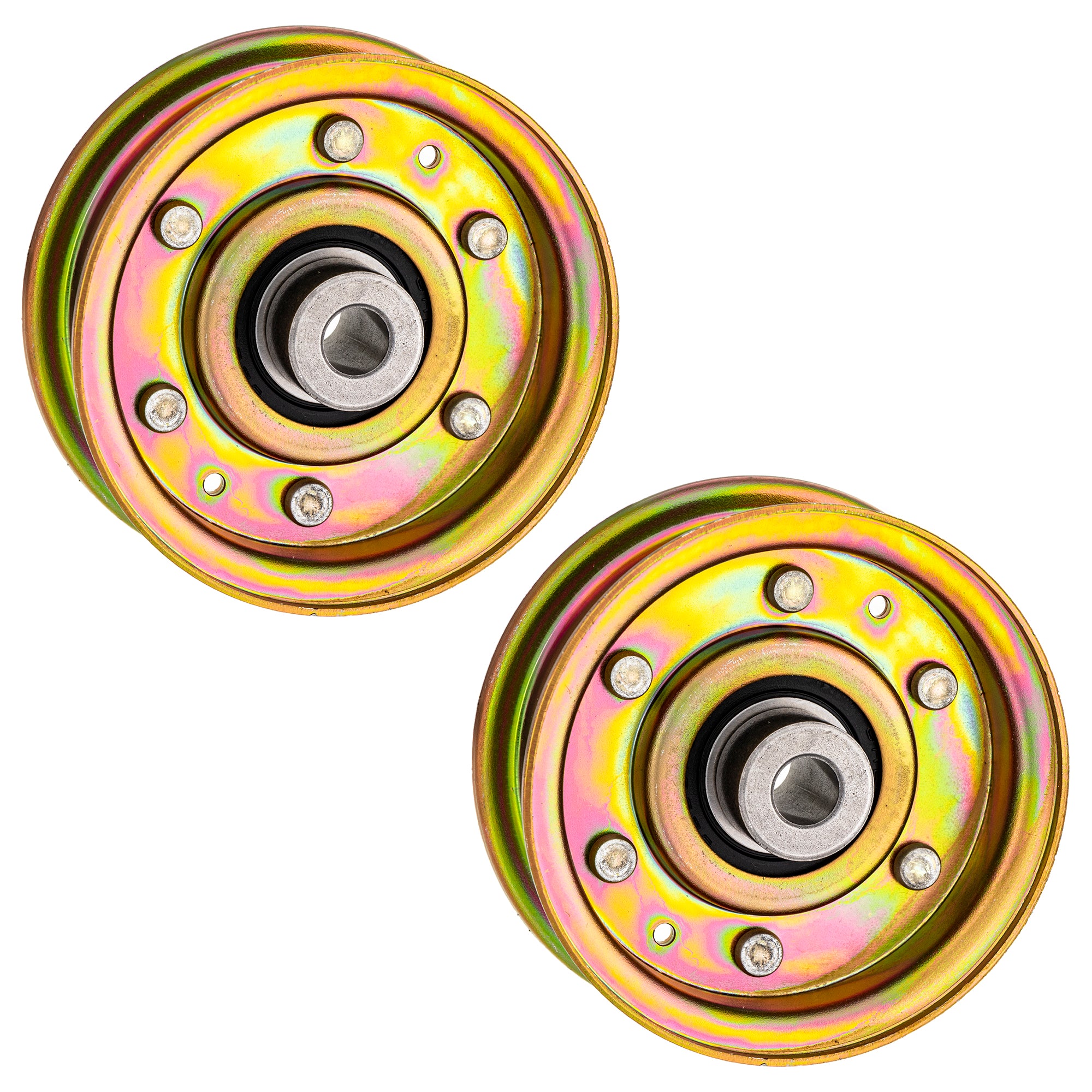 Flat Idler Pulley Set 2-Pack for zOTHER Toro Exmark Stens Oregon NOMA MTD Cub Cadet 8TEN 810-CID2223L