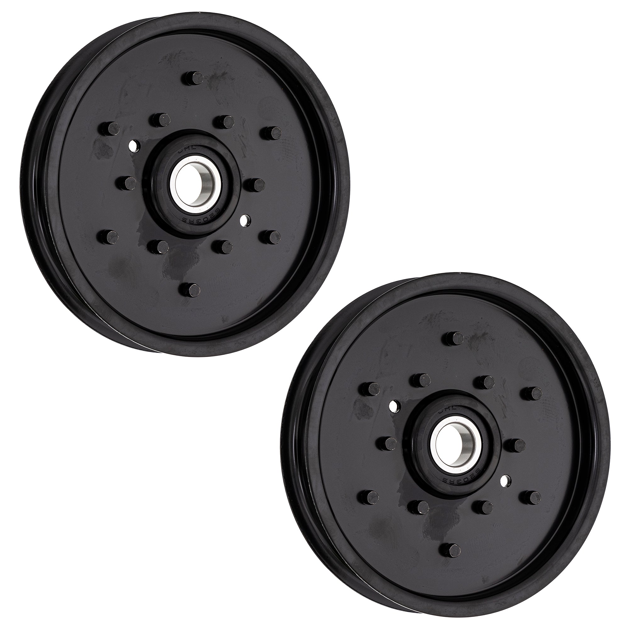 Flat Idler Pulley Set 2-Pack for Stens Oregon MTD Cub Cadet Troy-Bilt John Deere S2554 8TEN 810-CID2236L