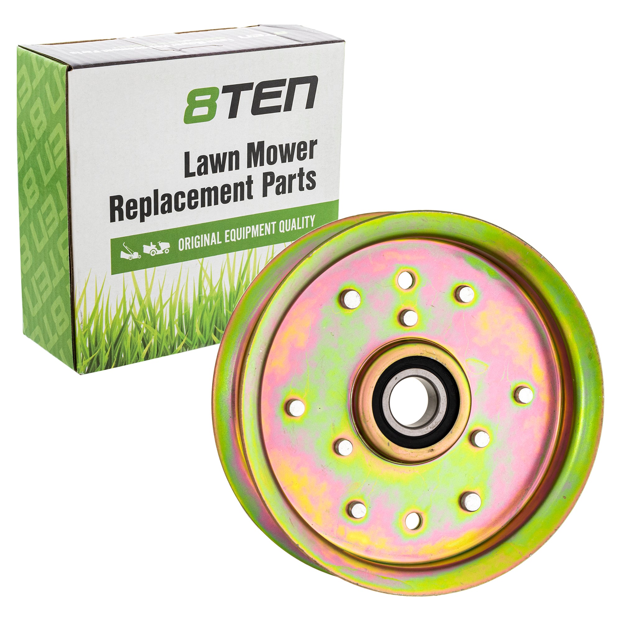 Flat Idler Pulley for Stens Oregon MTD Cub Cadet Troy-Bilt John Deere L1742 L17.542 Deere 8TEN 810-CID2243L