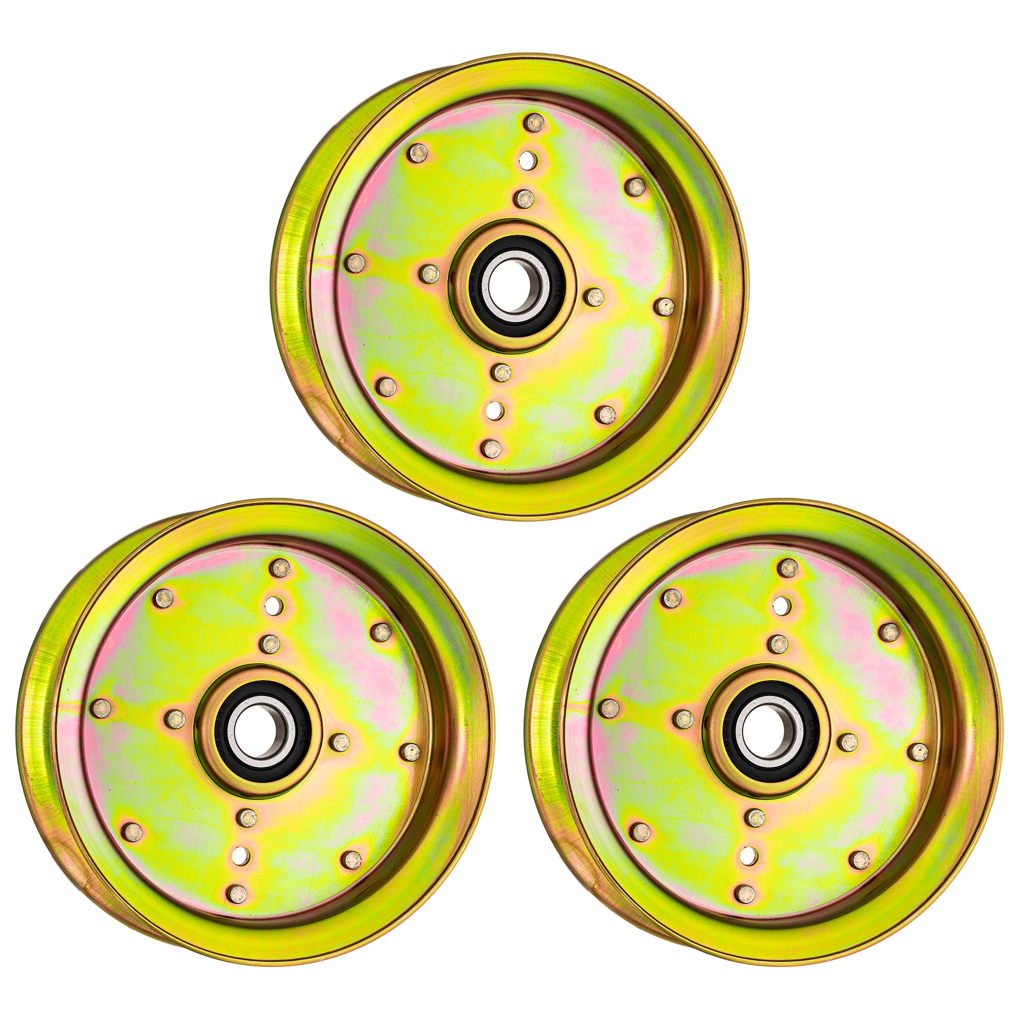 Idler Pulley Set 3-Pack for MTD Cub Cadet Troy-Bilt Husqvarna Poulan Craftsman AYP RedMax 8TEN 810-CID2246L