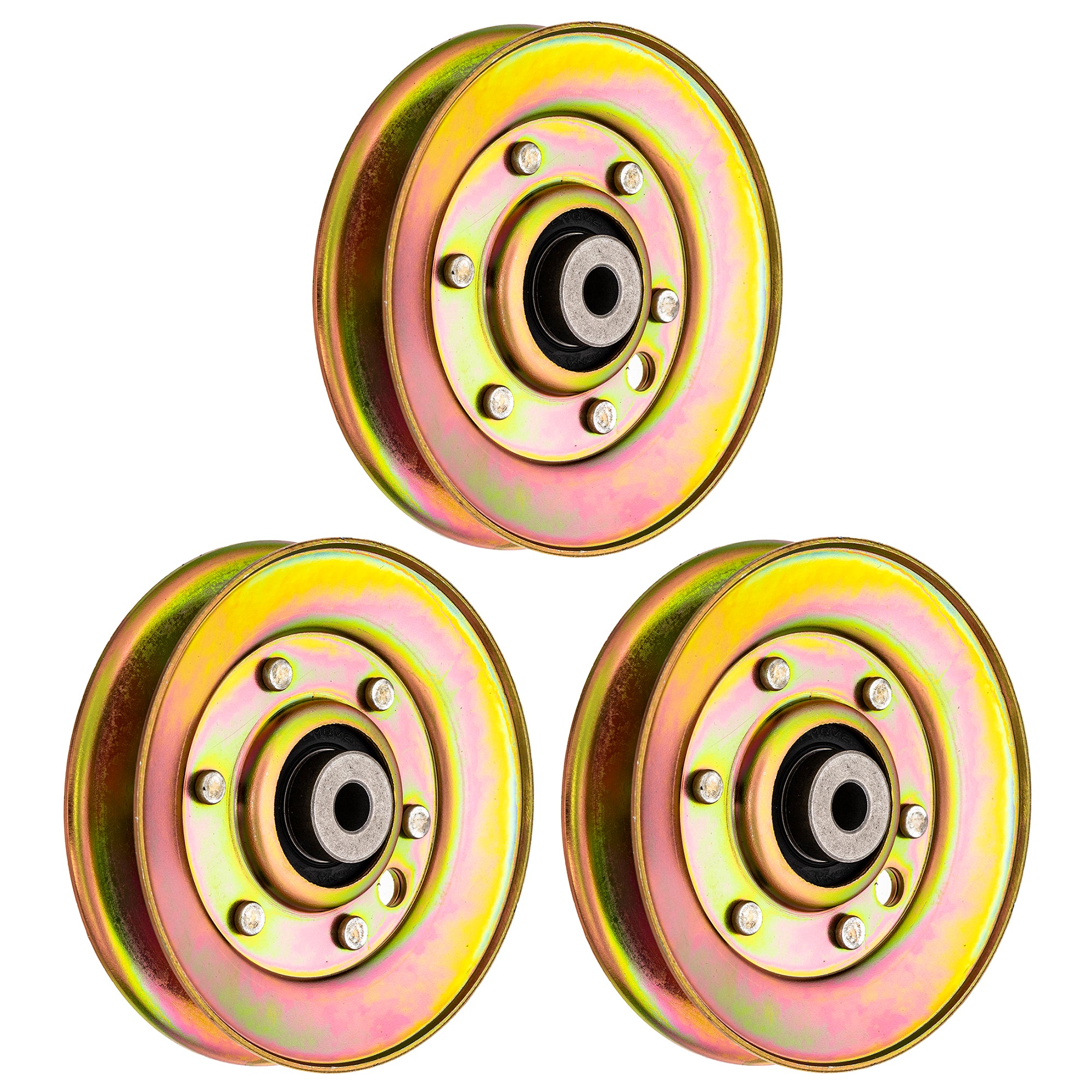 Idler Pulley Set 3-Pack for Husqvarna Poulan Craftsman AYP RedMax Y1846A Y155H92RBA 8TEN 810-CID2240L