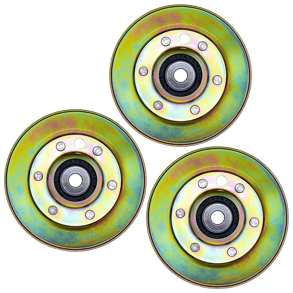 8TEN 810-CID2240L Idler Pulley Set 3-Pack for Husqvarna Poulan