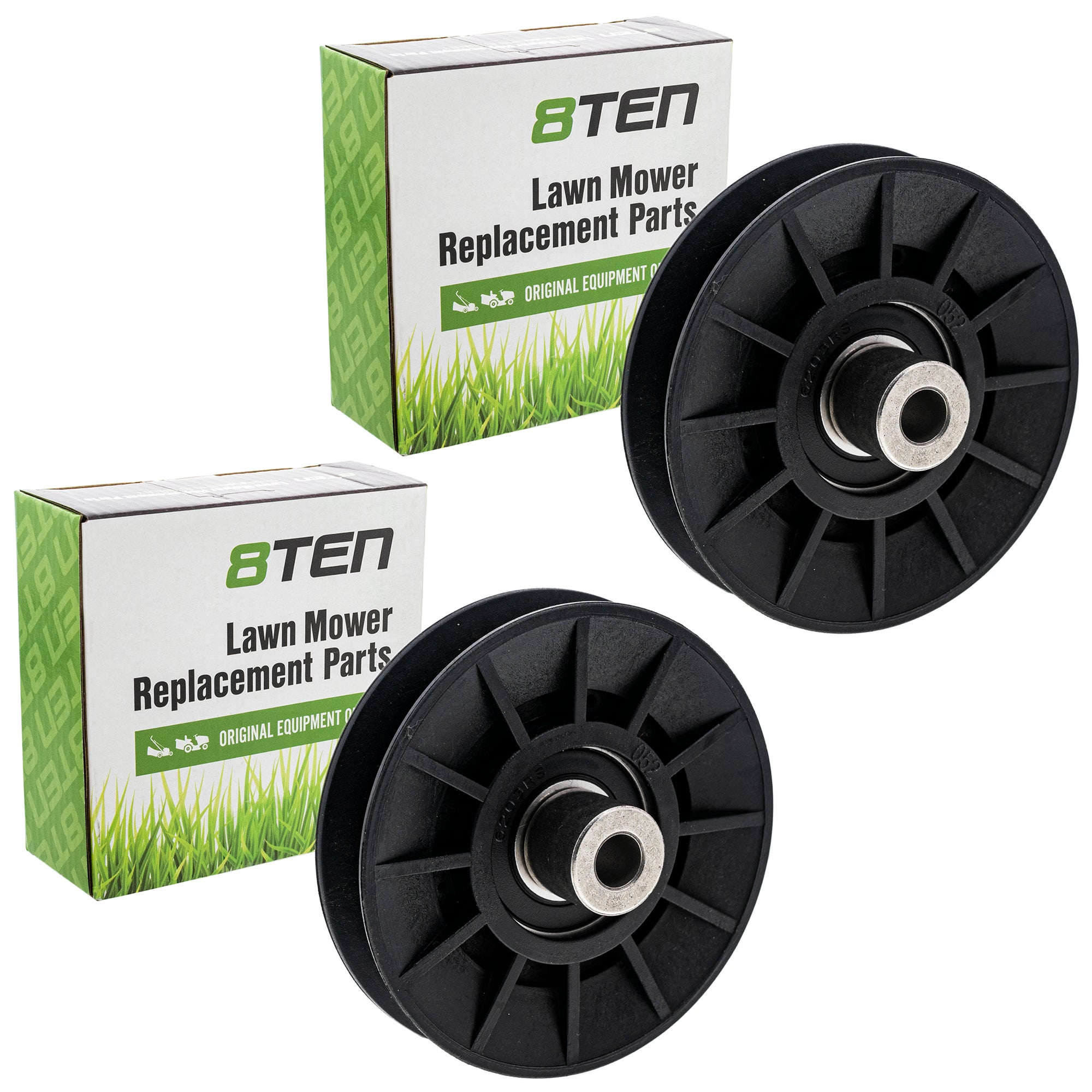 V Groove Idler Pulley 2-Pack for zOTHER Husqvarna Poulan Craftsman AYP RedMax YT2448F 8TEN 810-CID2256L