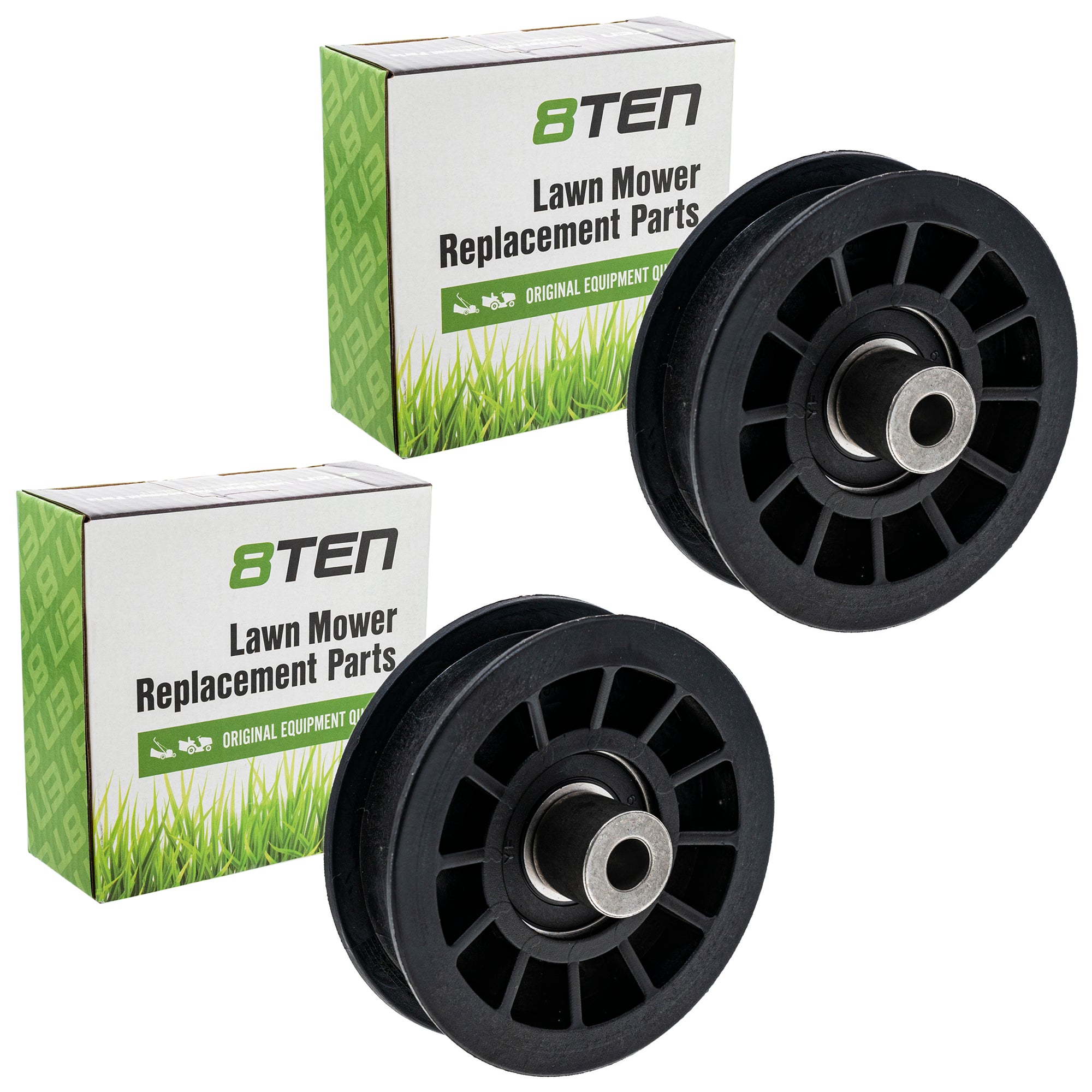Idler Pulley Set 2-Pack for zOTHER Husqvarna Poulan Craftsman AYP RedMax YT2448F YT2348F 8TEN 810-CID2257L