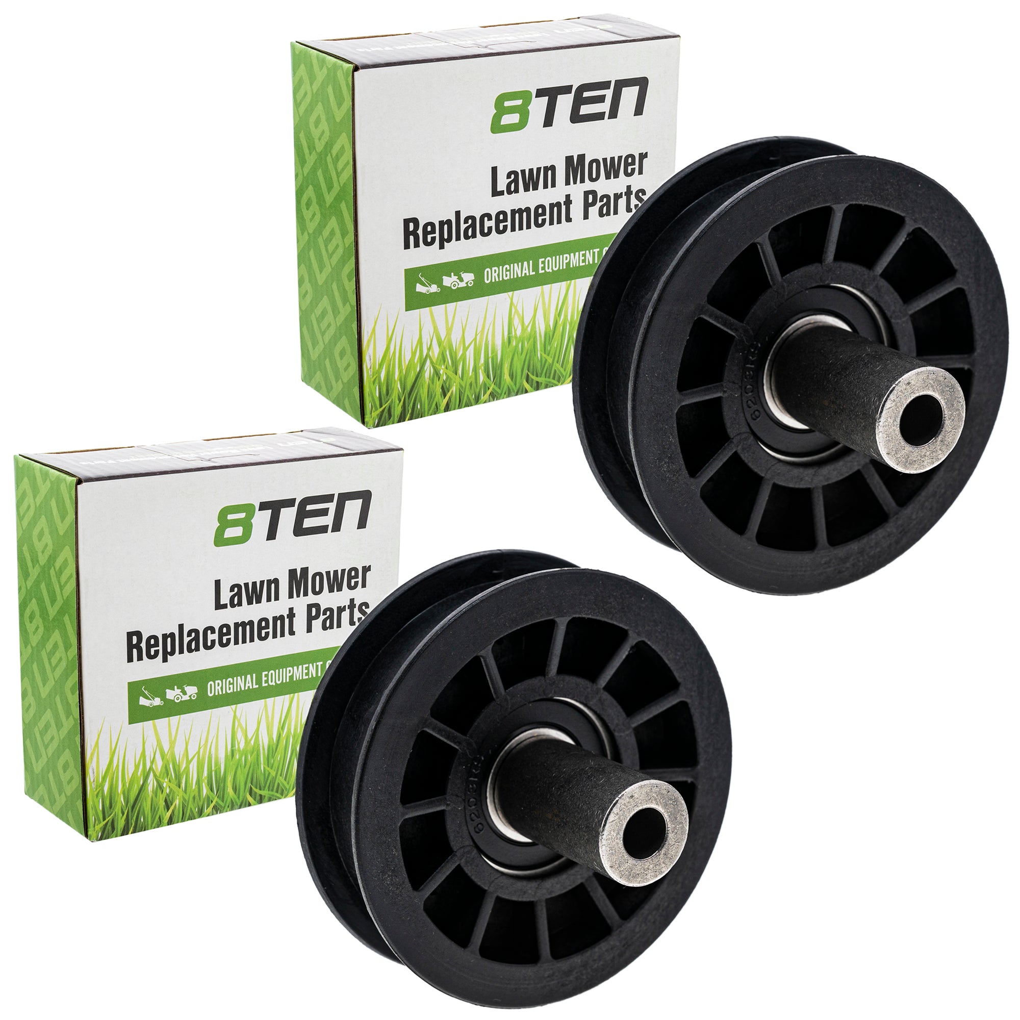 Flat Idler Pulley Set 2-Pack for zOTHER Oregon Husqvarna Poulan Craftsman AYP RedMax 8TEN 810-CID2251L
