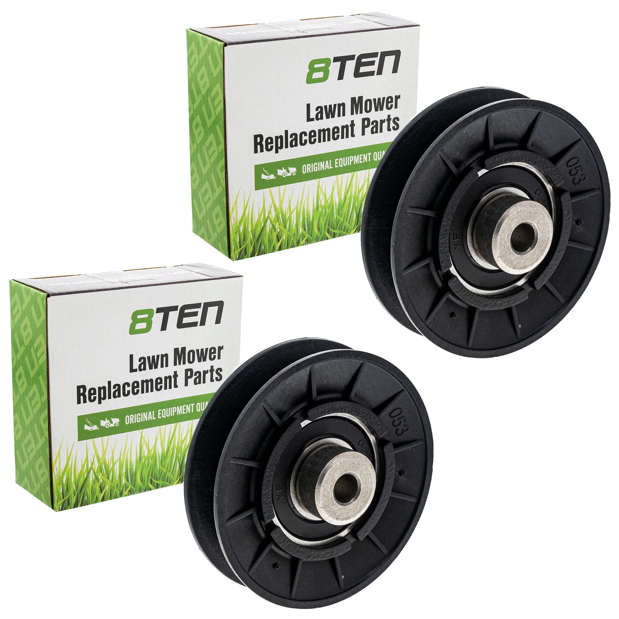 Idler Pulley Set 2-Pack for zOTHER John Deere S2546 S2046 S1742 Deere 8TEN 810-CID2266L