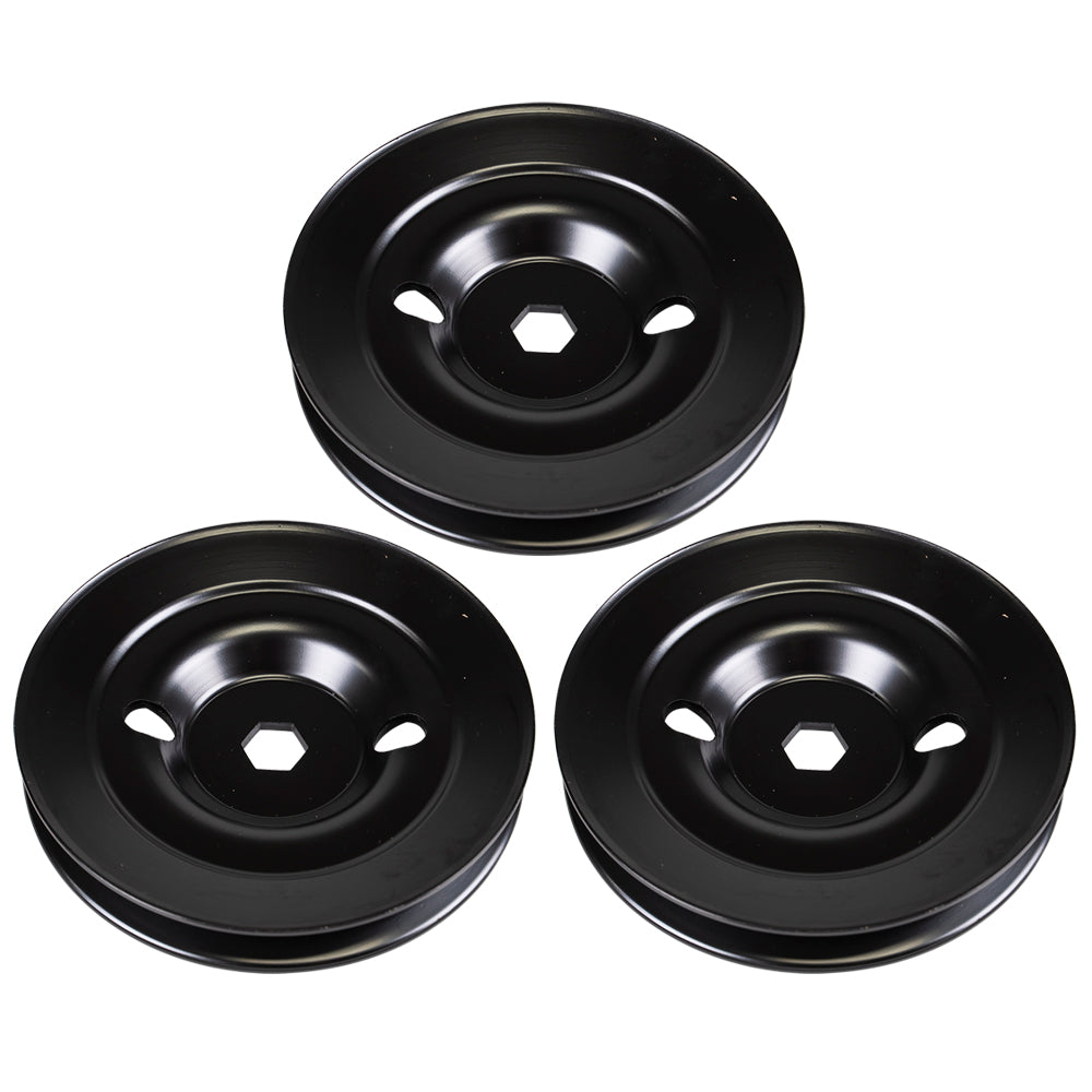 8TEN 810-CPL2234Y Spindle Pulley Set 3-Pack for John Deere Deere