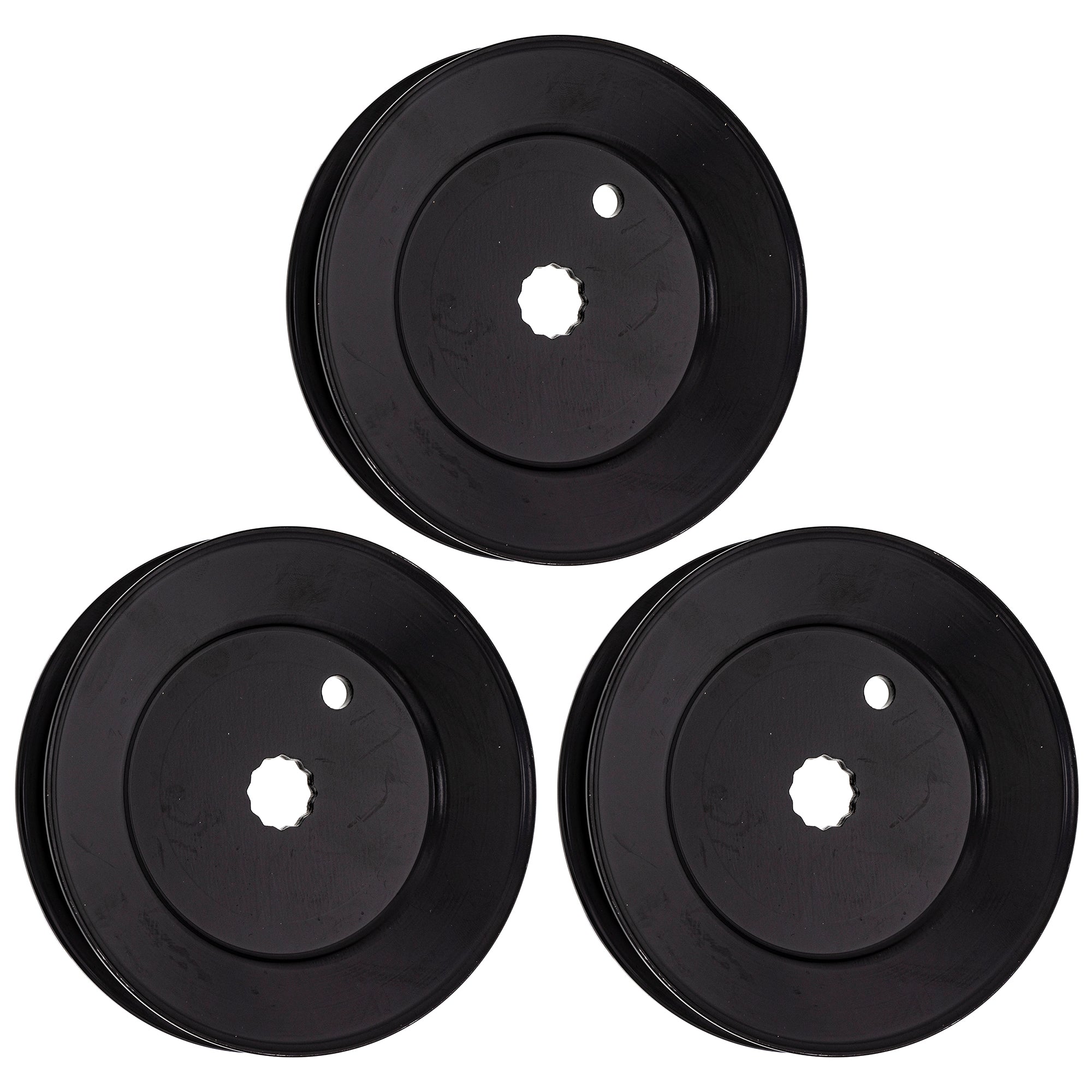 Spindle Pulley Set 3-Pack for MTD Cub Cadet Troy-Bilt ZT-L50 ZS6700 Z5650 Z5600 756-05036 8TEN 810-CPL2246Y