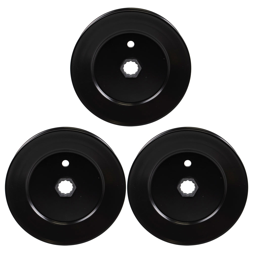8TEN 810-CPL2248Y Spindle Pulley Set 3-Pack for Stens Oregon MTD Cub