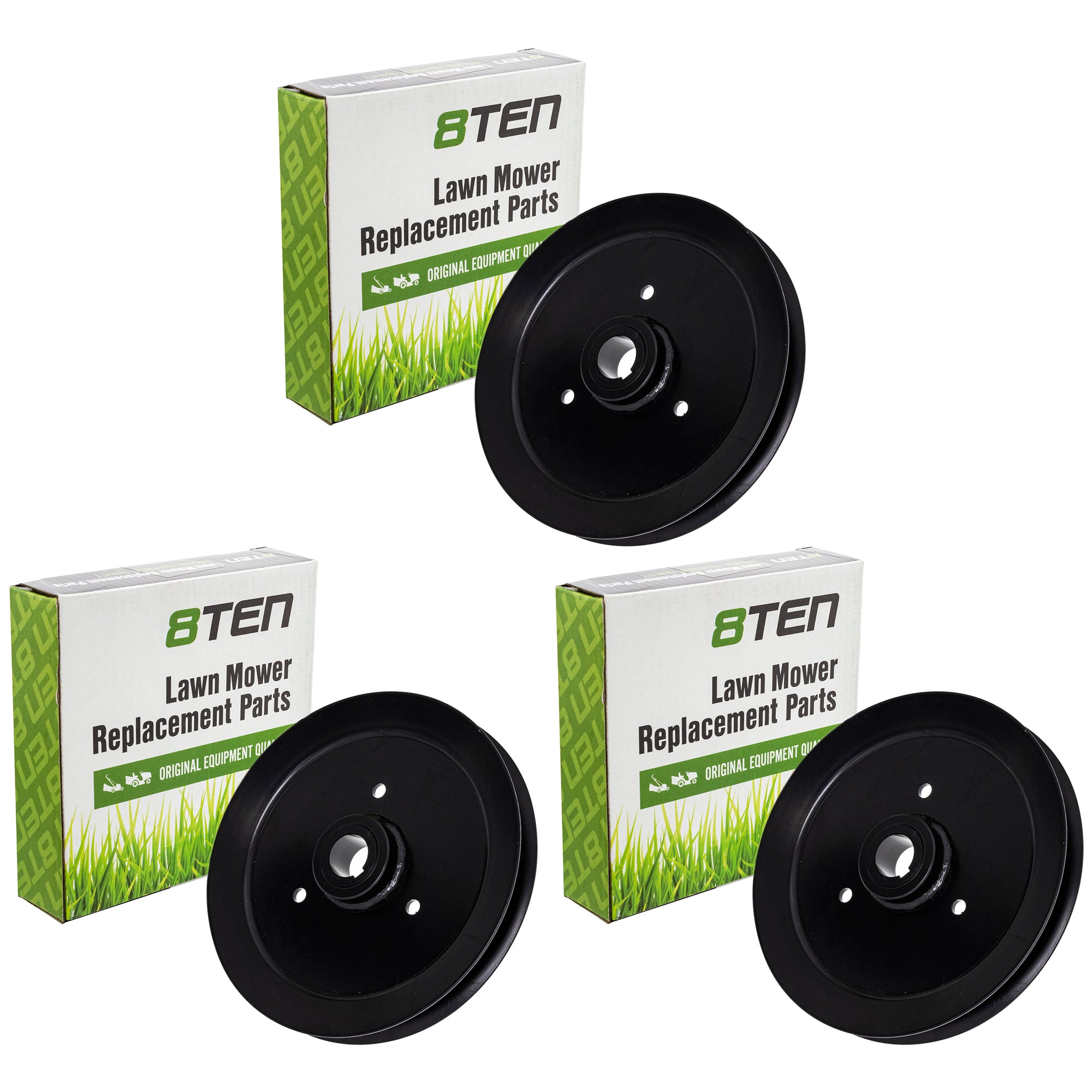 Mower Deck Pulley Set 3-Pack for Toro Exmark Lazer 8TEN 810-CPL2258Y