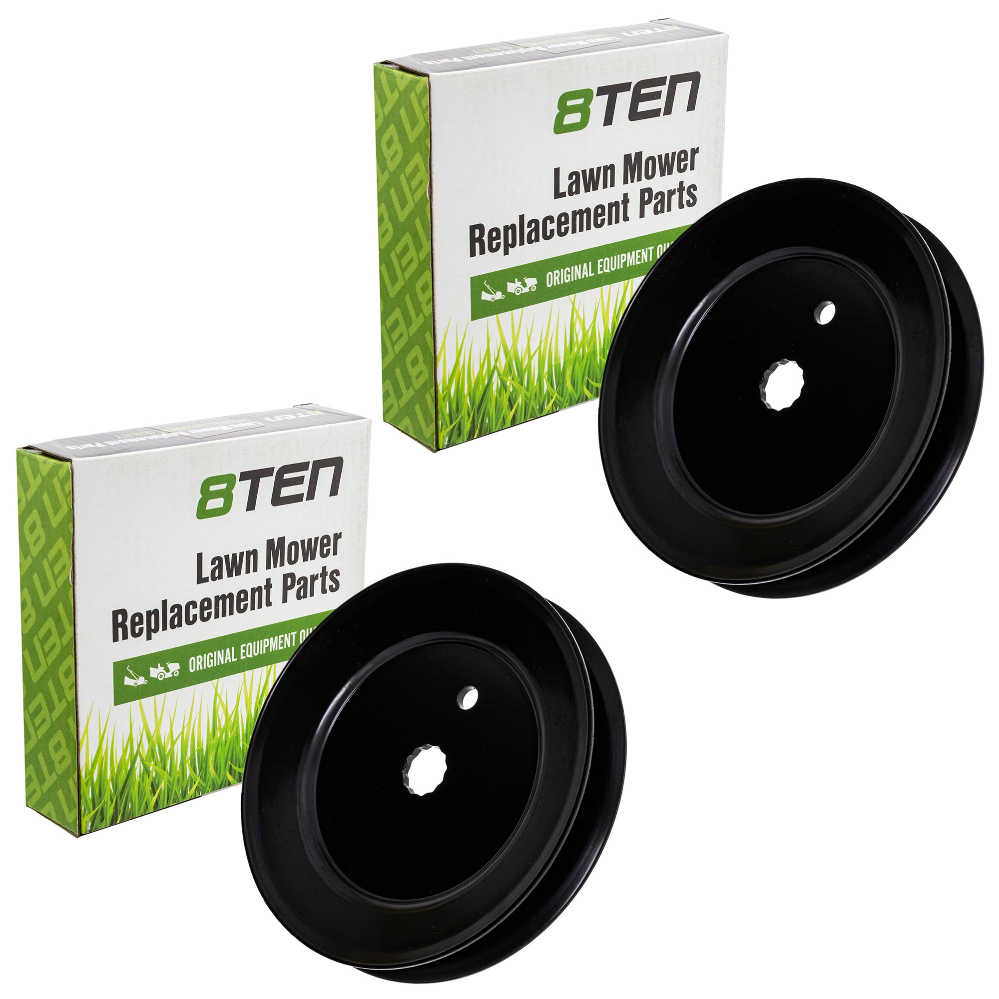Mower Deck Pulley Set 2-Pack for zOTHER Oregon MTD Cub Cadet Troy-Bilt T604G Pro Outdoor 8TEN 810-CPL2262Y