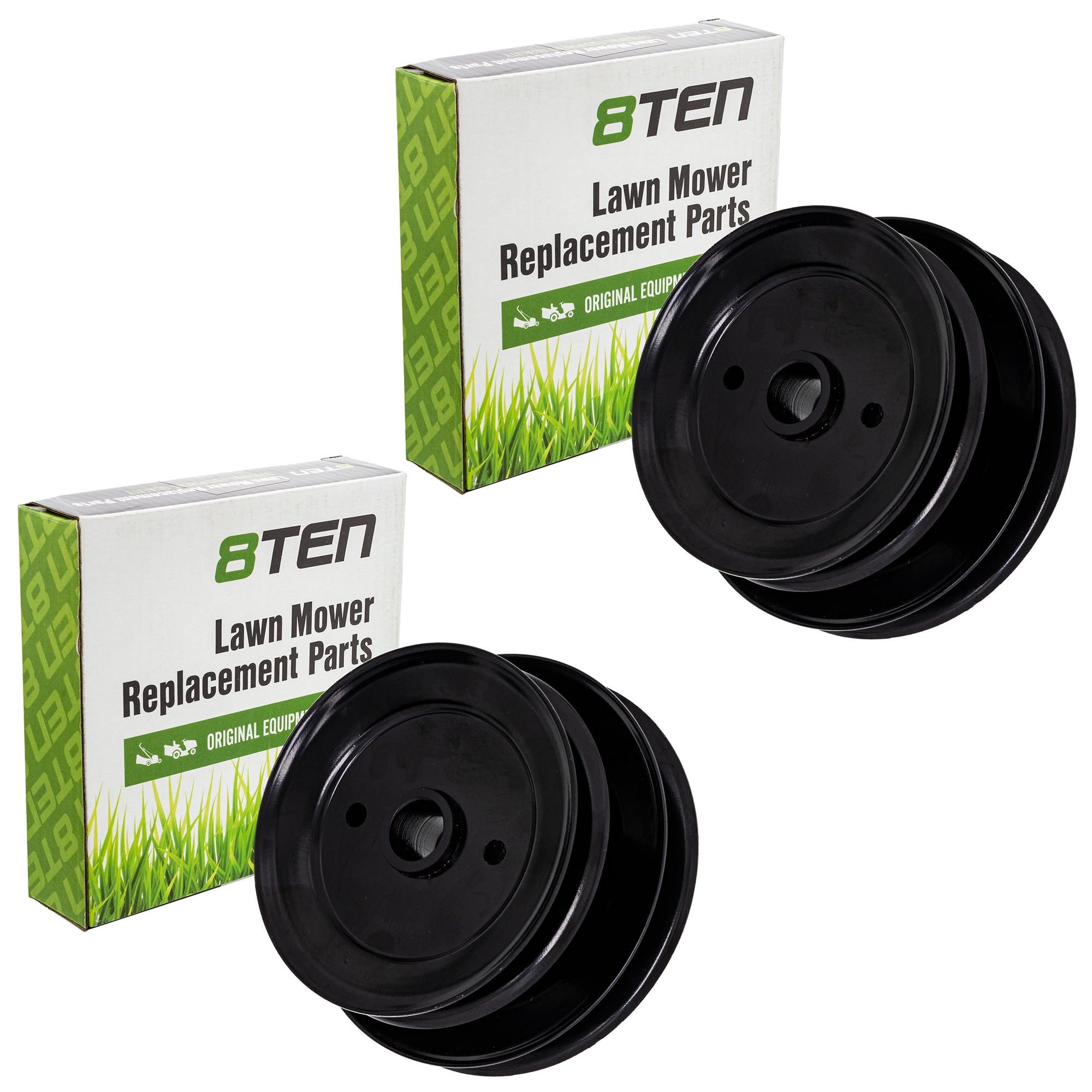 Double Pulley 2-Pack for MTD Cub Cadet Troy-Bilt Outdoor King 849P 844P 8TEN 810-CPL2264Y