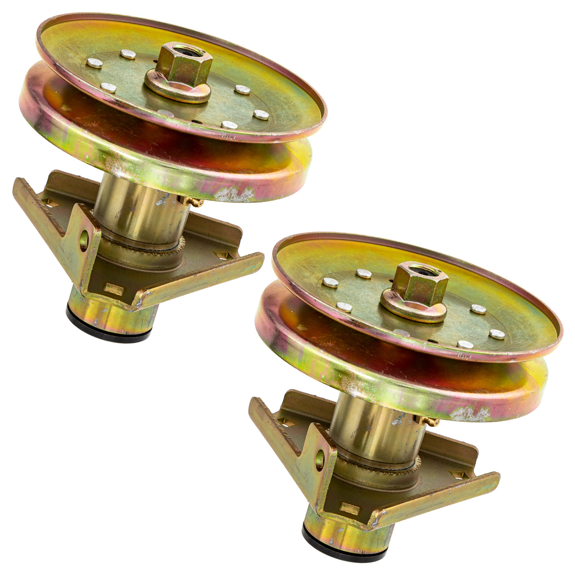 Deck Spindle Set 2-Pack for Stens MTD Cub Cadet Troy-Bilt John Deere S1742 S1642 Deere 8TEN 810-CSP2259N