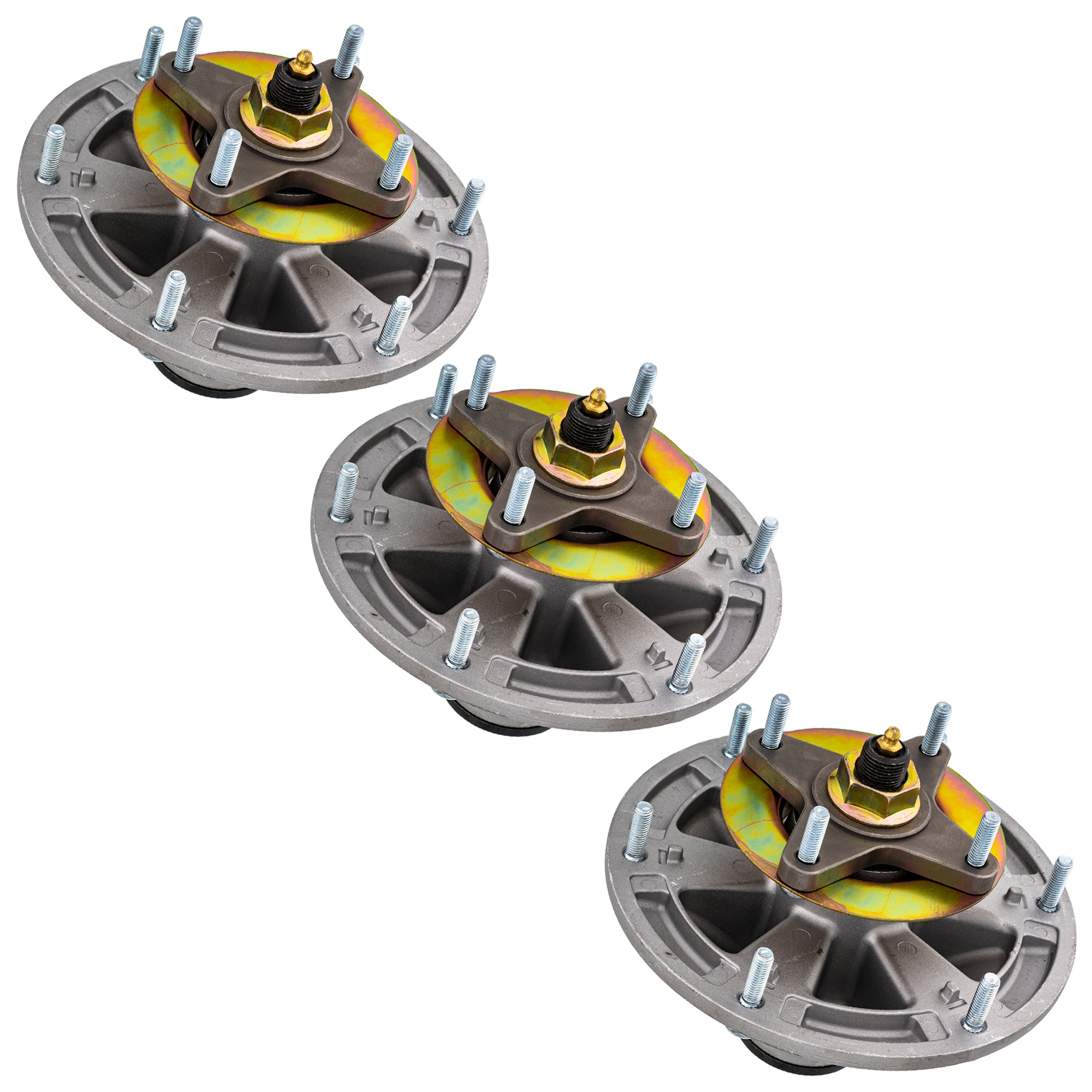 Deck Spindle Set 3-Pack for Stens MTD Cub Cadet Troy-Bilt John Deere Deere TCA51058 8TEN 810-CSP2273N