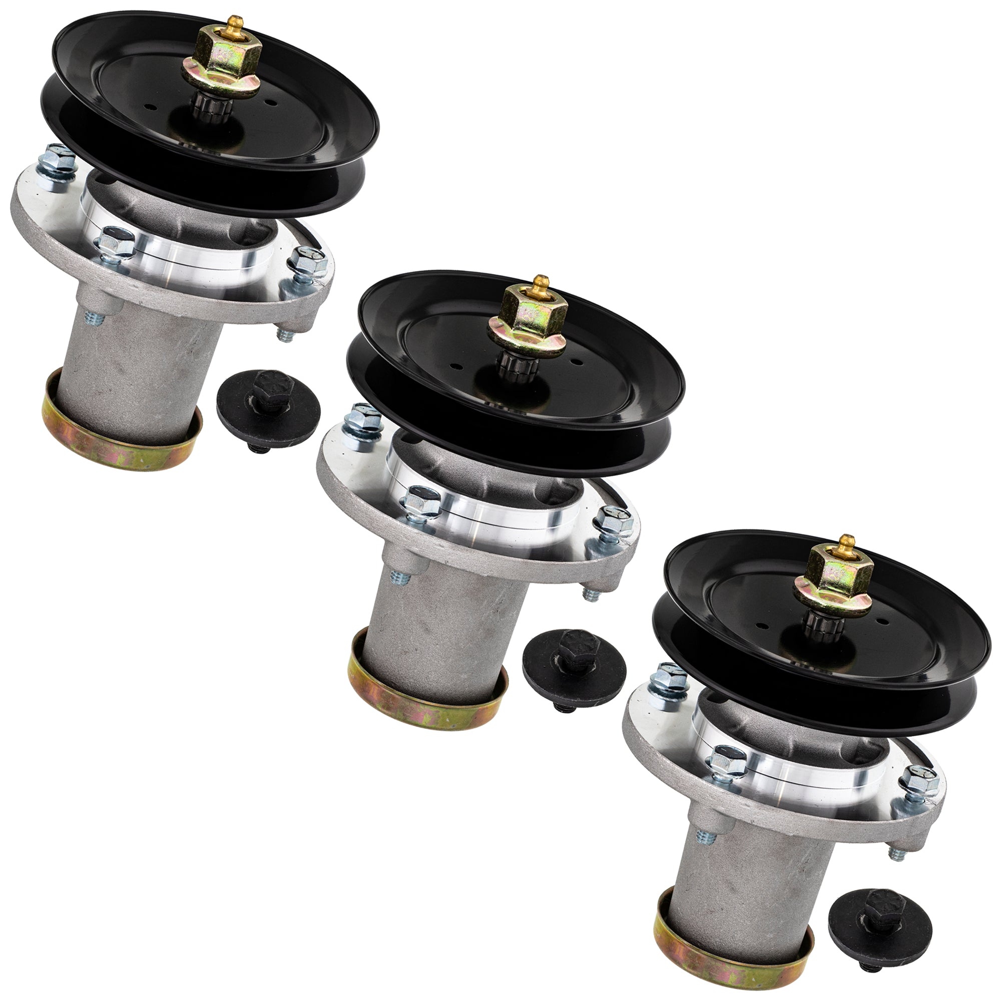 Deck Spindle Set 3-Pack for Stens Husqvarna Poulan Craftsman AYP RedMax YT1842 RZT61X 8TEN 810-CSP2214N