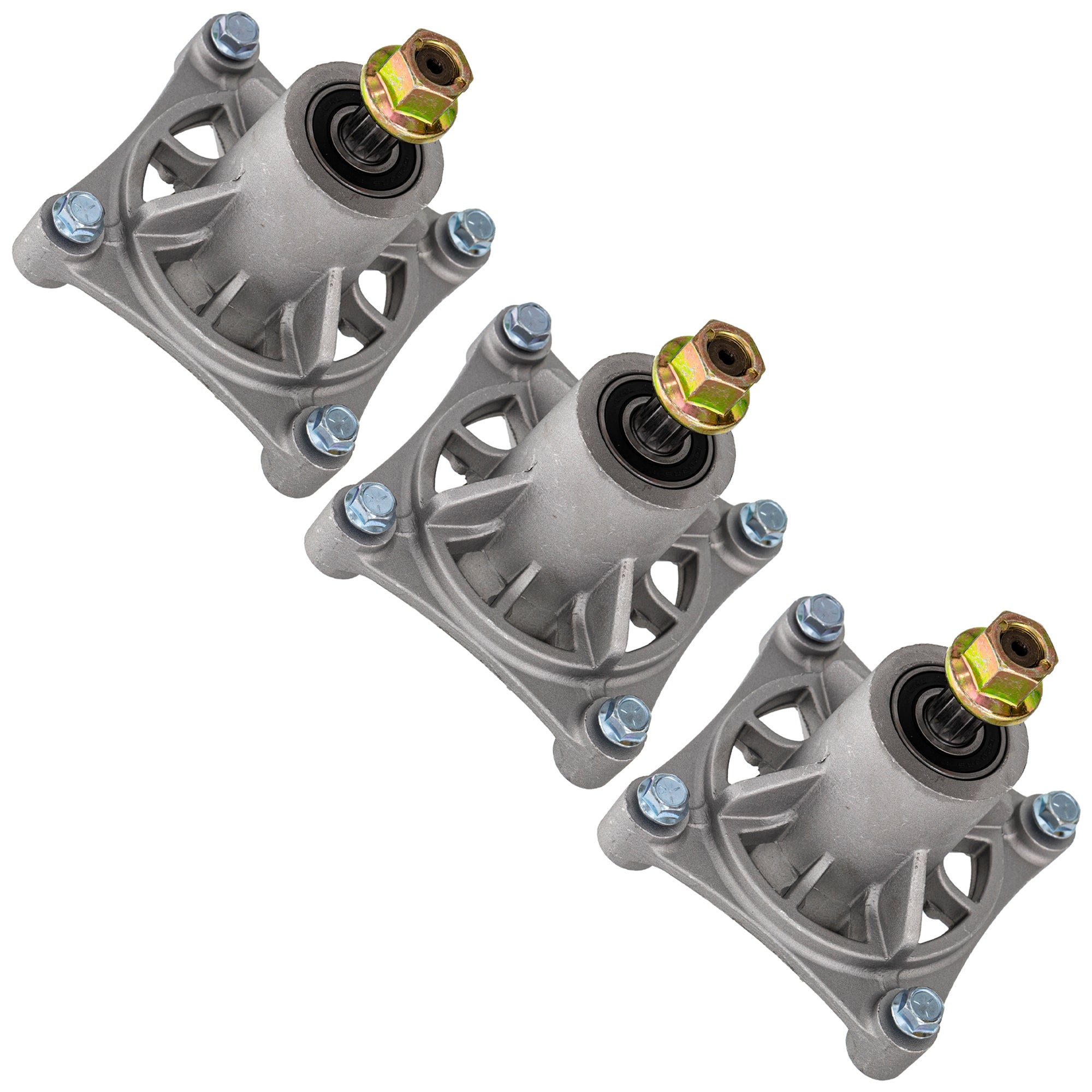 Deck Spindle Set 3-Pack for Stens Hustler Raptor 604214 285-302 8TEN 810-CSP2216N