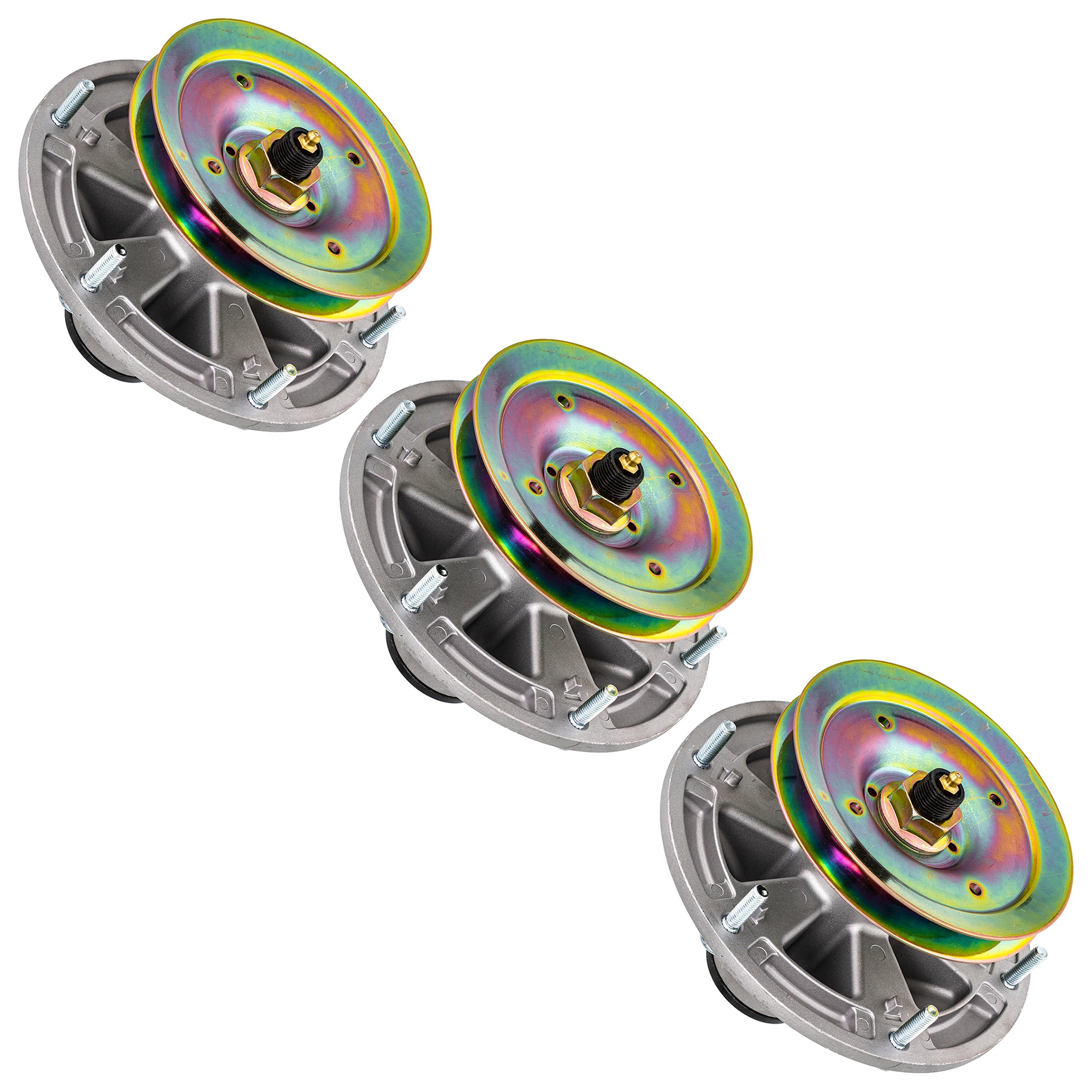 Deck Spindle Set 3-Pack for zOTHER Stens MTD Cub Cadet Troy-Bilt John Deere Deere TCA13807 8TEN 810-CSP2210N
