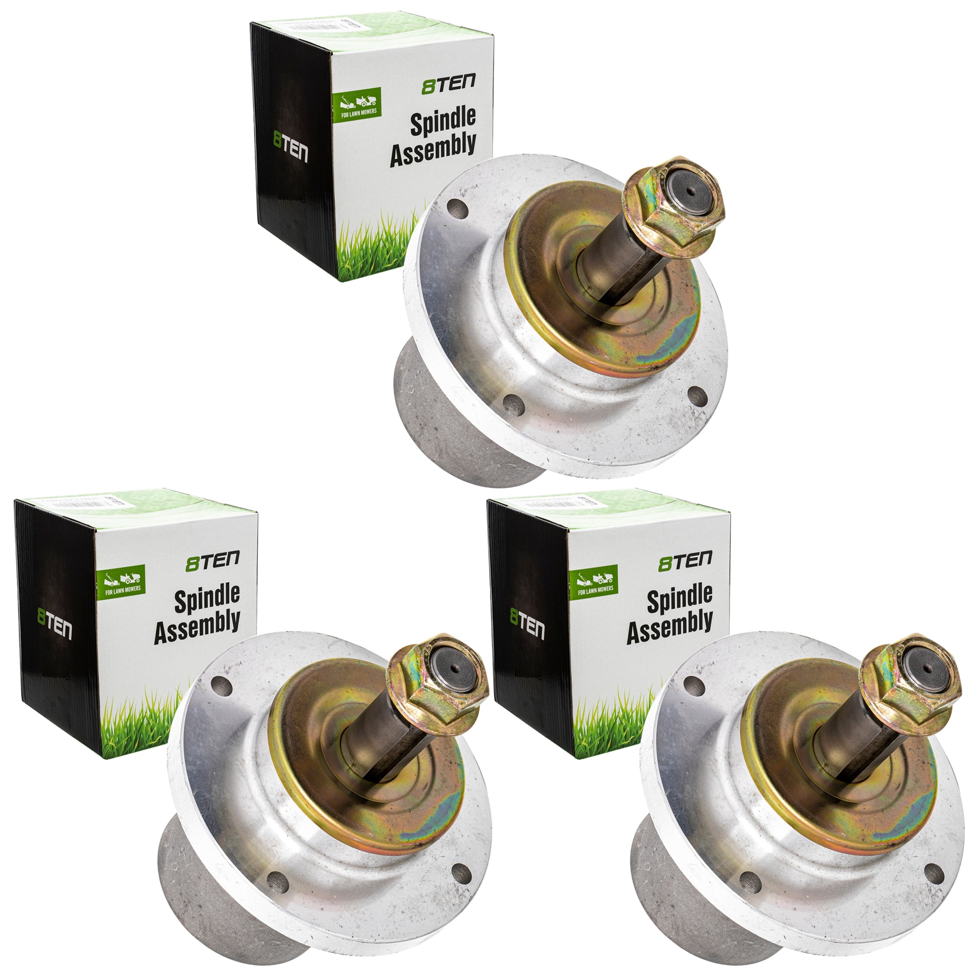 Mower Deck Spindle Set 3-Pack for zOTHER SWZT61H-22FSE SWZT61-22FSE SWZT52H-18FSE 8TEN 810-CSP2358N