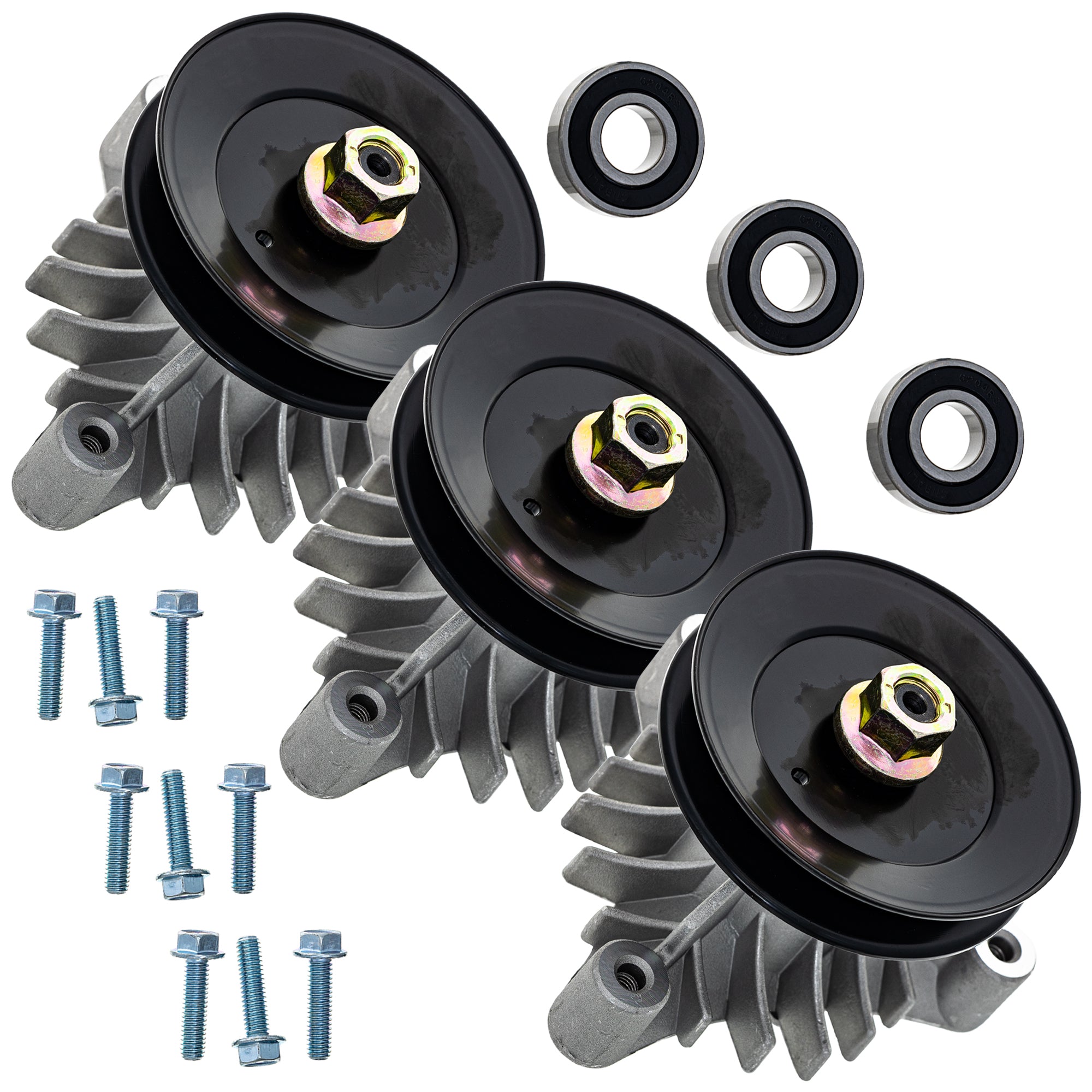 Deck Spindle Set 3-Pack for AYP8188A79 AYP8188A69 AYP8186B79 AYP8186A79 8TEN 810-CSP2420N