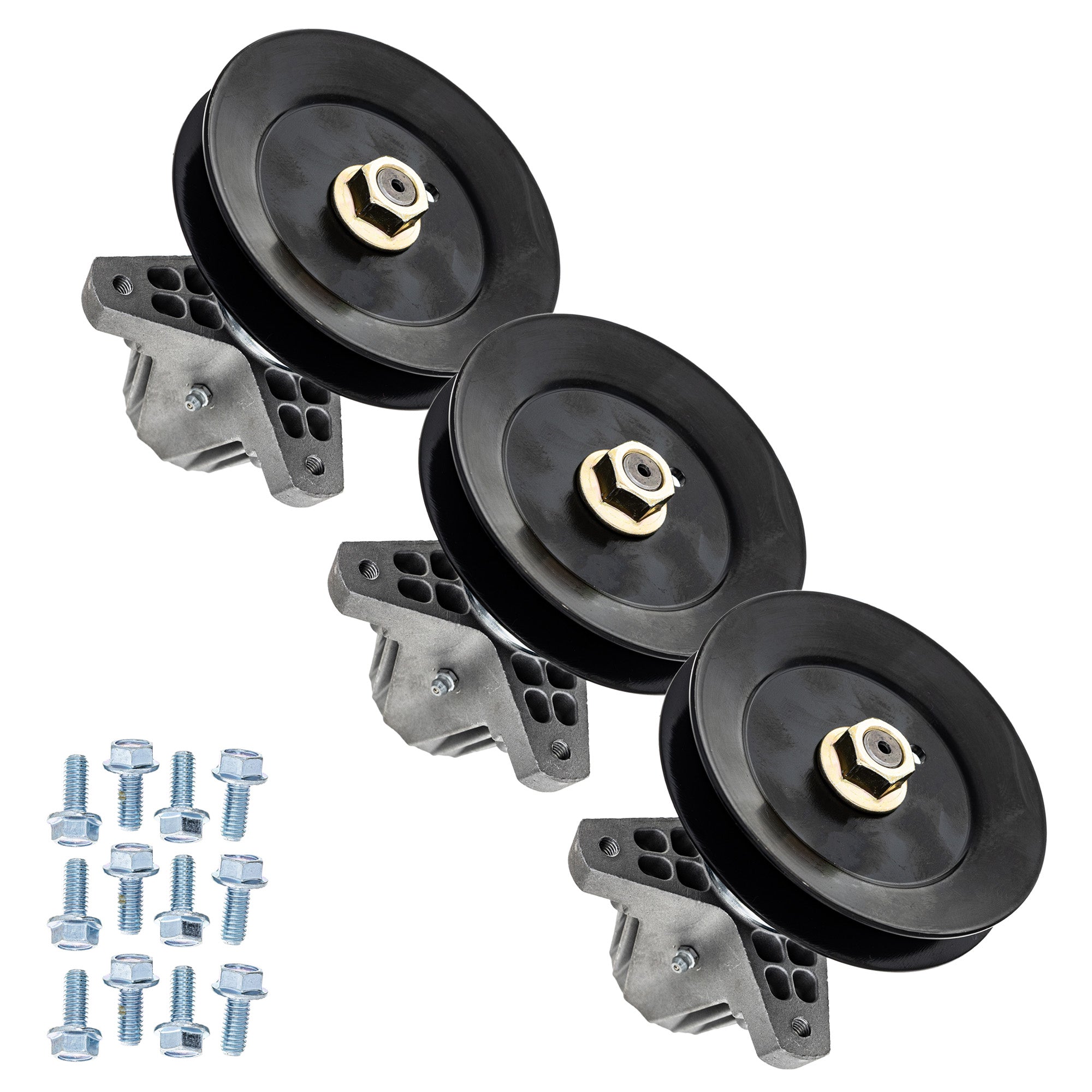 Deck Spindle Set 3-Pack for zOTHER MTD Cub Cadet Troy-Bilt ZT1-54 Z5800 TT440 T85 8TEN 810-CSP2495N