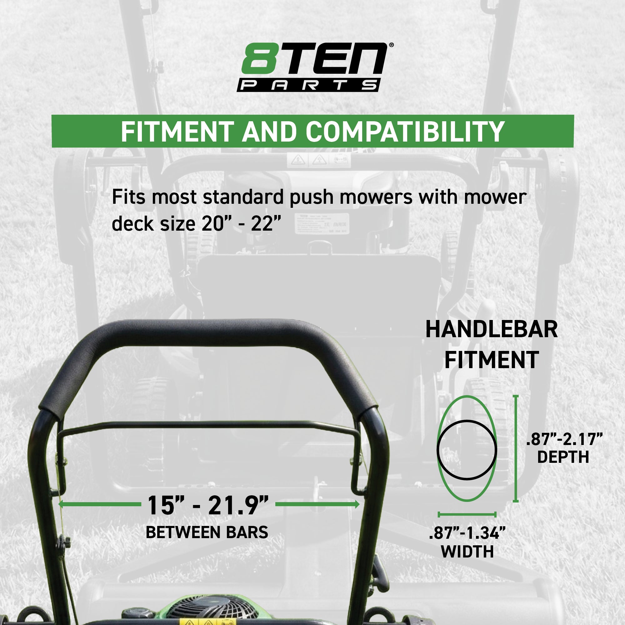8TEN 810-KST2223R Lawn Striping Kit