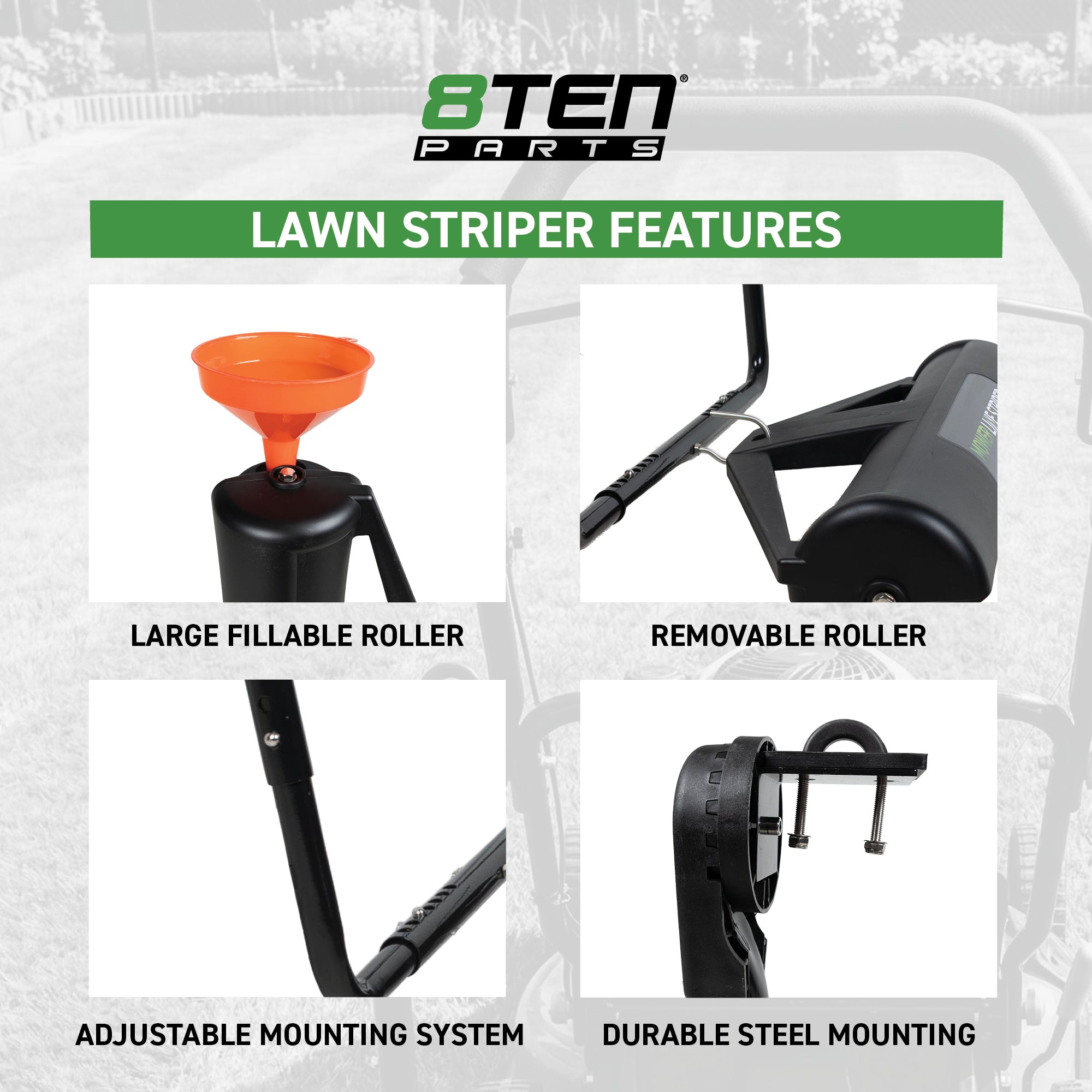 Lawn Mower Striper Kit For Cub Cadet AYP Ariens