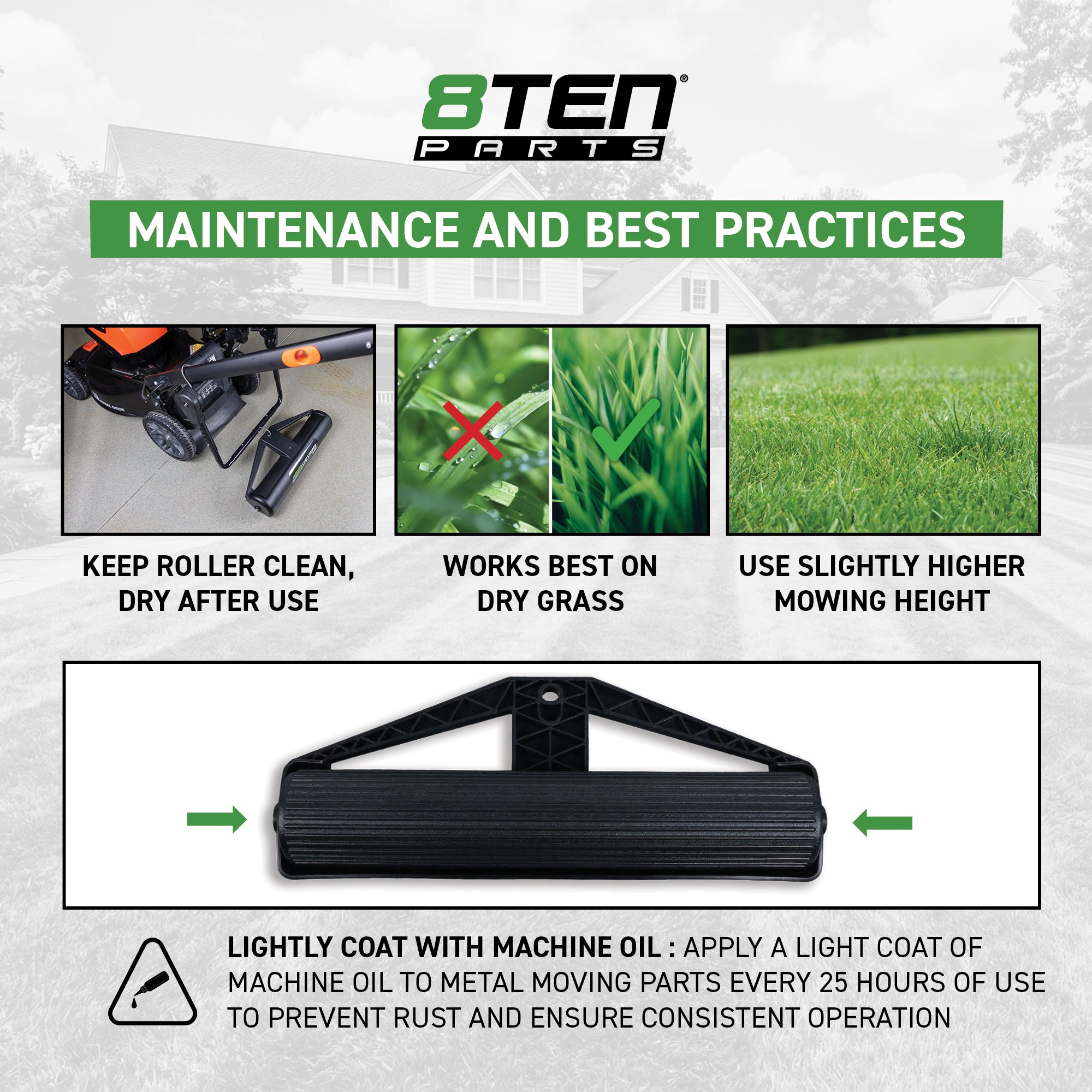 Lawn Mower Striper Kit For Cub Cadet AYP Ariens