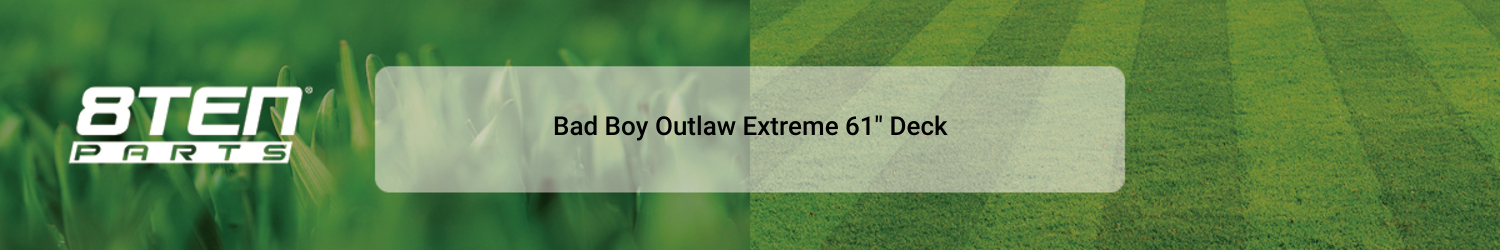 Bad Boy Outlaw Extreme 61" Deck