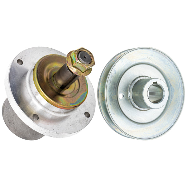 Spindle & Pulley Set For Scag 810-KSP4275N | 8TEN Spindle & Pulley Set For Scag 810-KSP4275N | 8TEN