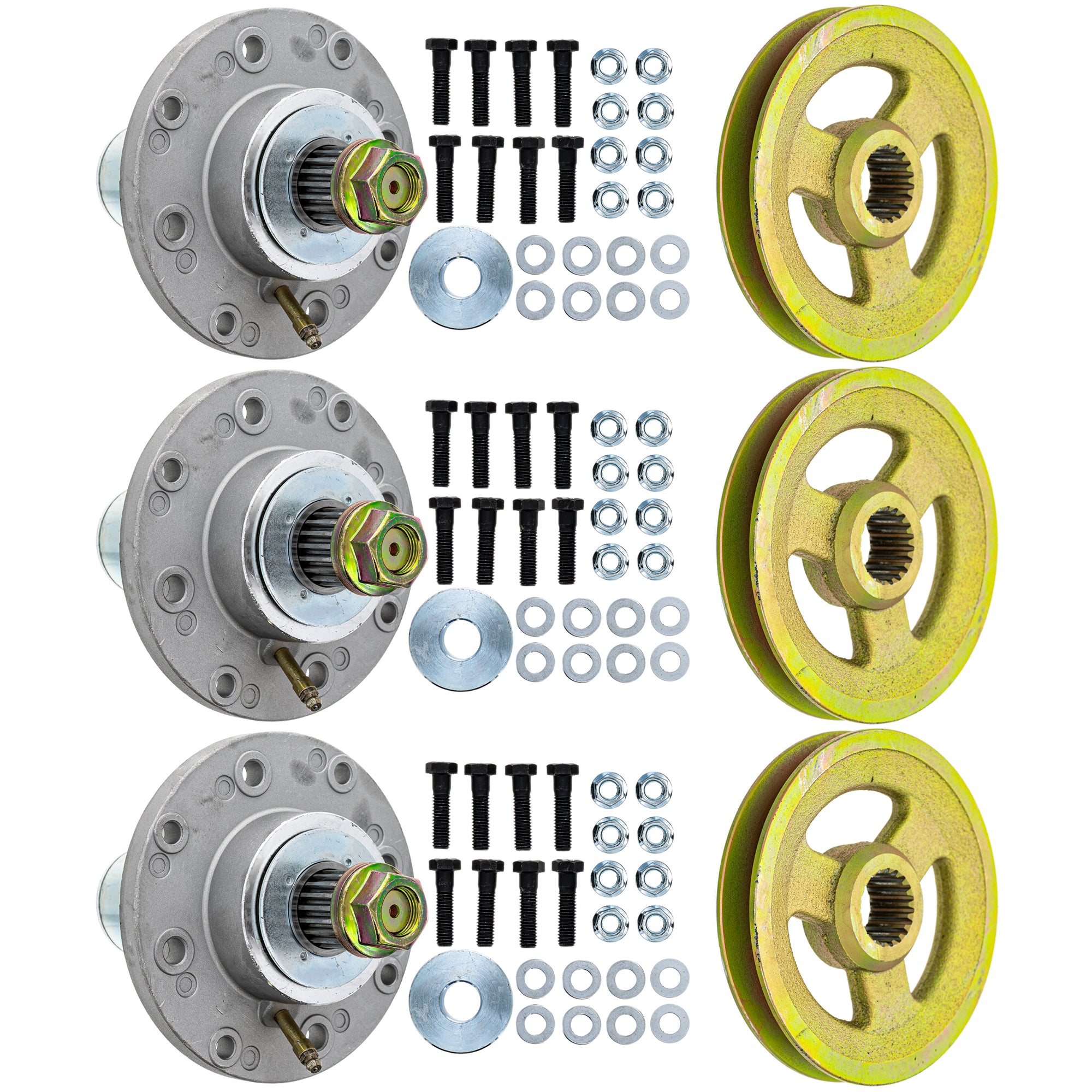 Spindle & Pulley Kit 3-Pack for Cadet 8TEN 810-KSP4338N