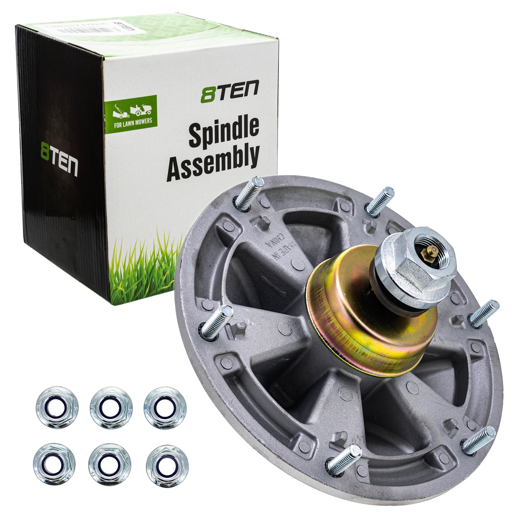 8TEN 810-KSP4367N Deck Spindle Kit 3-Pack for Deere