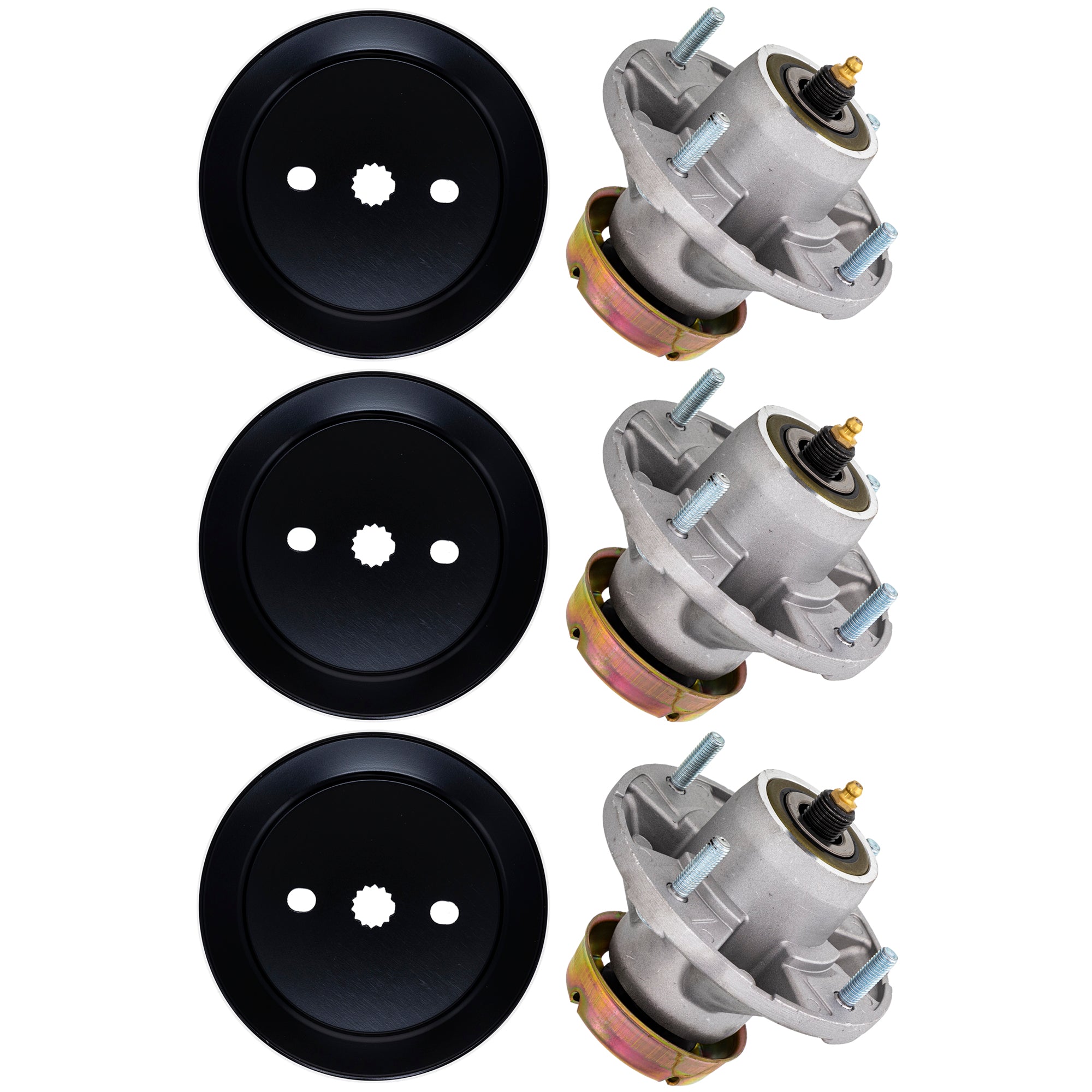 Deck Spindle Kit 3-Pack for Deere 8TEN 810-KSP4369N