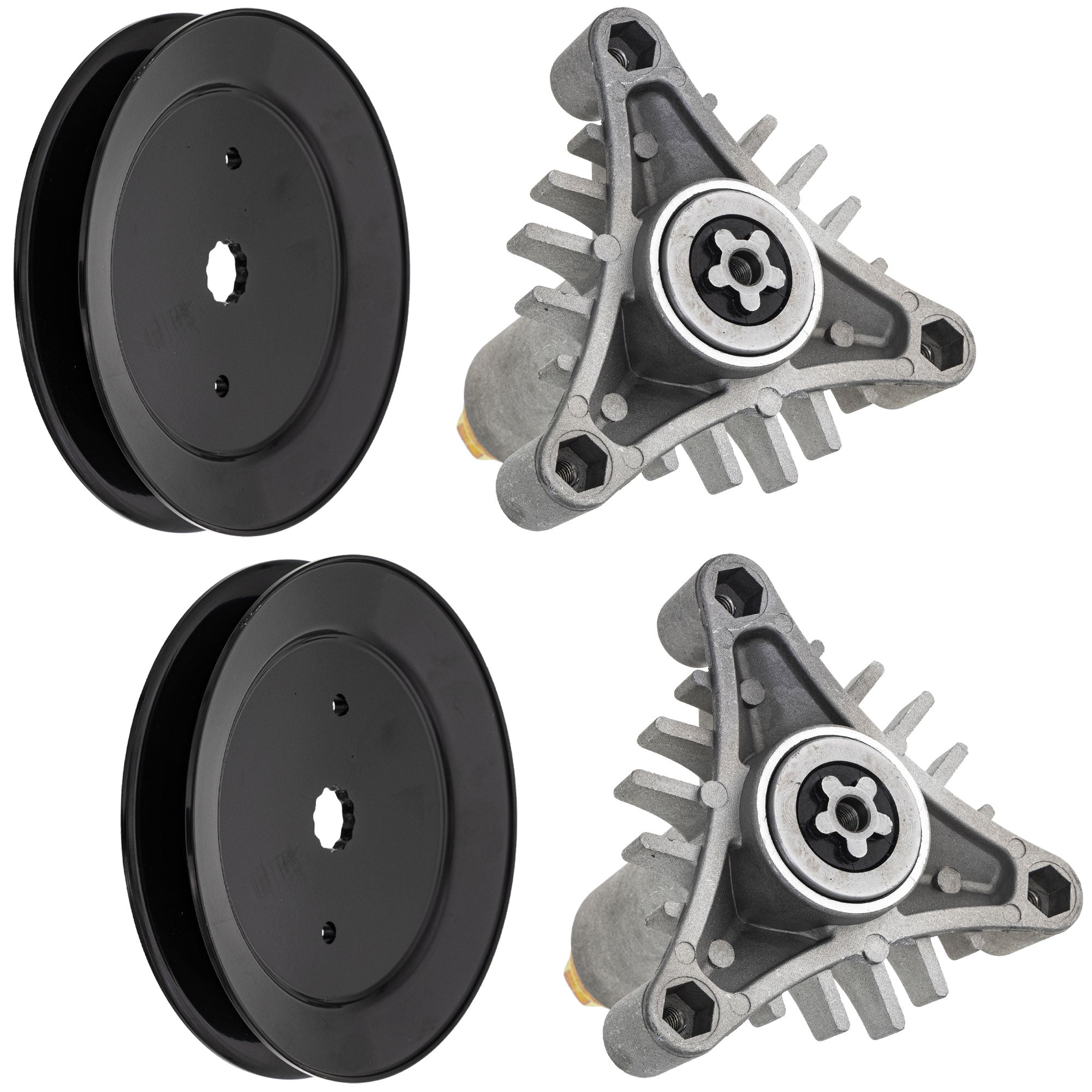 Deck Spindle & Pulley Kit for Stens Oregon MTD Cub Cadet Troy-Bilt McCulloch Husqvarna 8TEN MK1000363