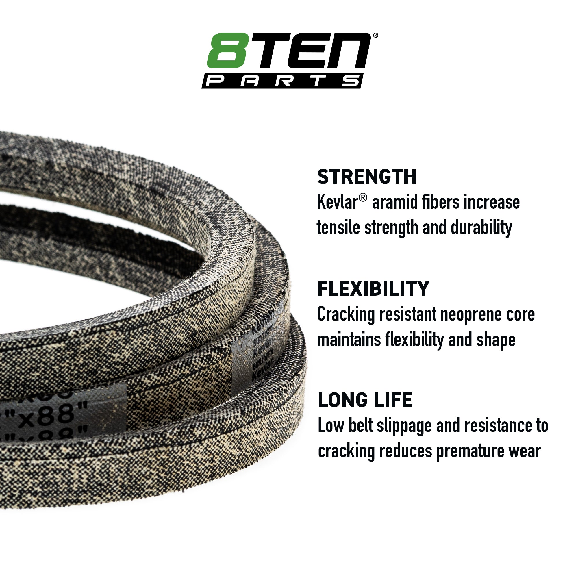 Heavy Duty Spindle Blade Belt Kit For Wizard AYP Poulan Pro MK1001746