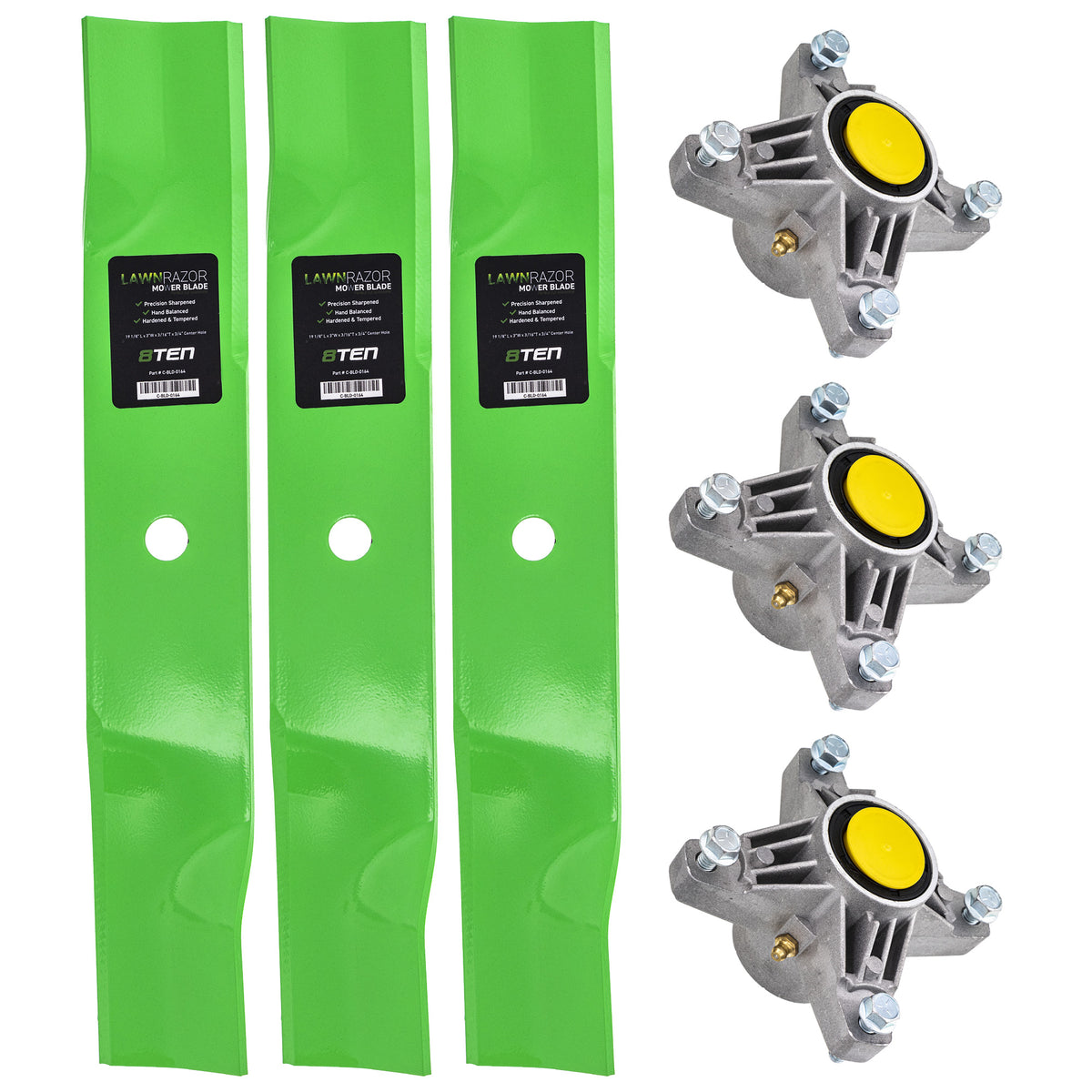 Magorfas Lawn Mower Blades High Lift Blades with 54 inch Magorfas Lawn Mower Blades High Lift Blades with 54 inch