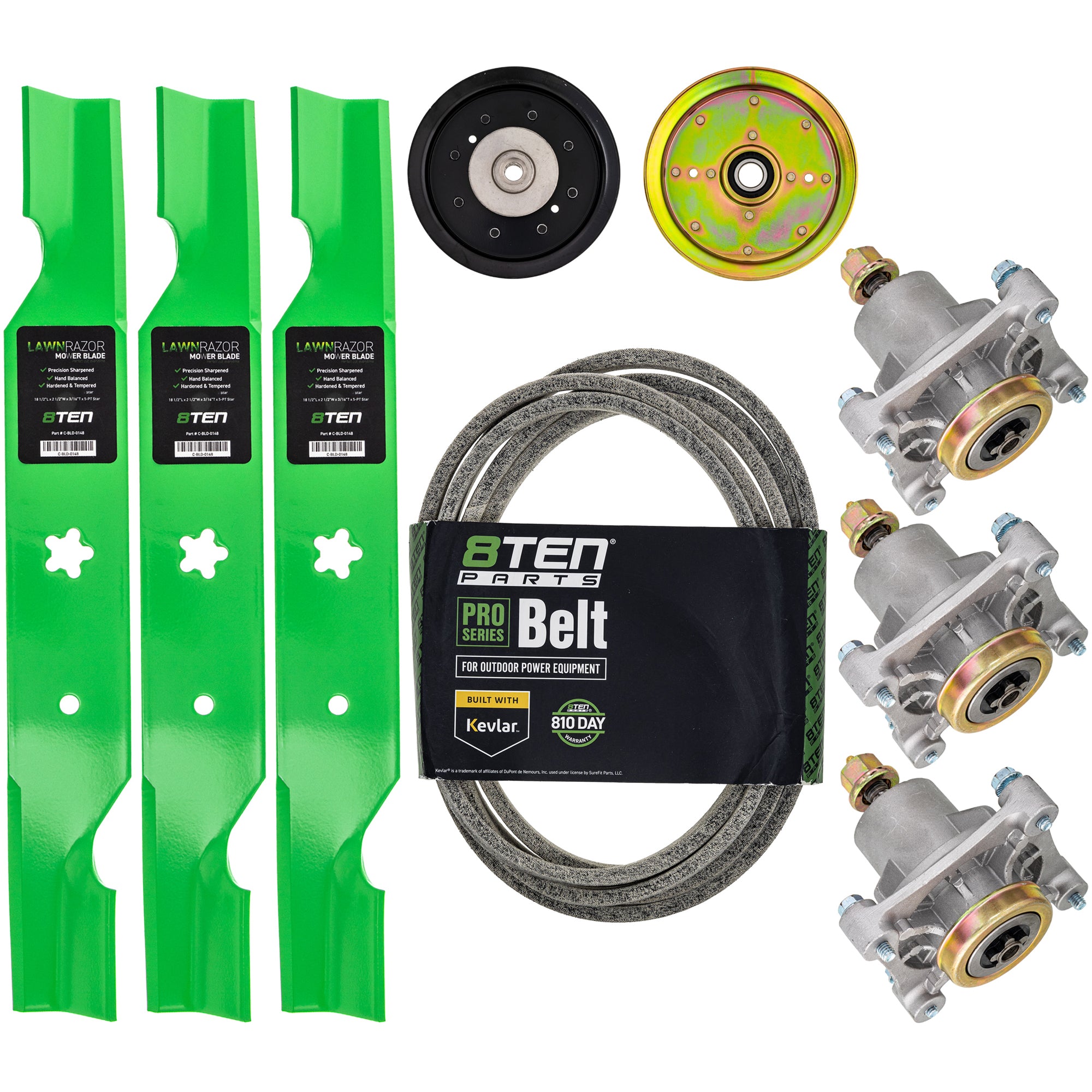 Mower Deck Rebuild Kit for Stens Oregon MTD Cub Cadet Troy-Bilt Husqvarna Poulan Craftsman 8TEN MK1005524