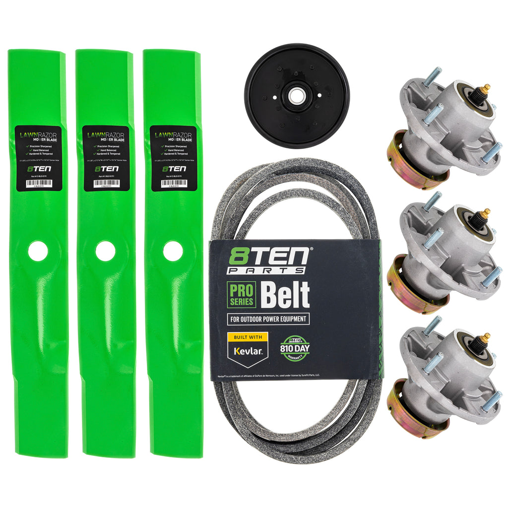 John Deer Parts John Deere Mower Deck Rebuild Kit - Idler Arms Bushings Fits 999676 John Deer Parts John Deere Mower Deck Rebuild Kit - Idler Arms Bushings Fits 999676
