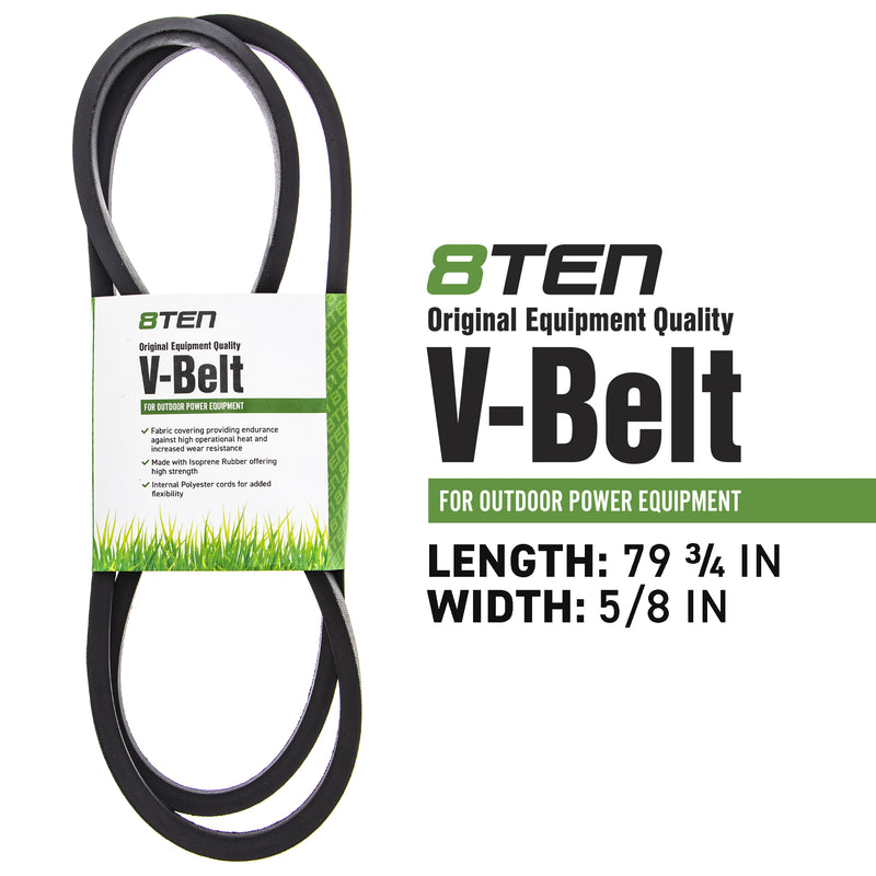 8TEN MK1006315 Clutch Belt Kit for zOTHER Xtreme Warner Stens