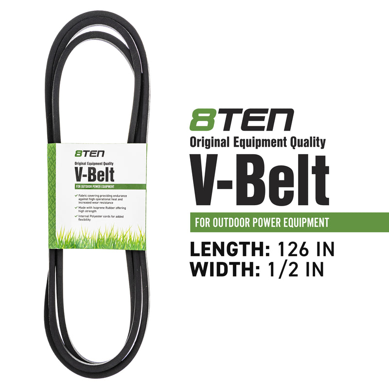 8TEN MK1006317 Clutch Belt Kit for zOTHER Xtreme Stens Snapper