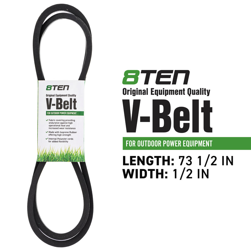 8TEN MK1006318 Clutch Belt Kit for zOTHER Stens Snapper