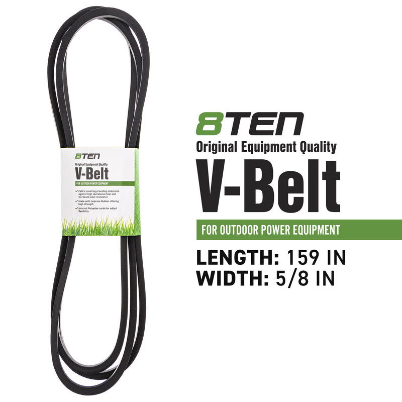 8TEN MK1006319 Clutch Belt Kit for Xtreme Warner Stens Roper