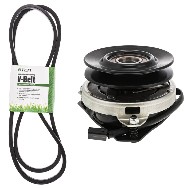 Electric PTO Clutch & Belt Kit for zOTHER Xtreme Warner Stens Oregon MTD Cub Cadet 8TEN MK1006334
