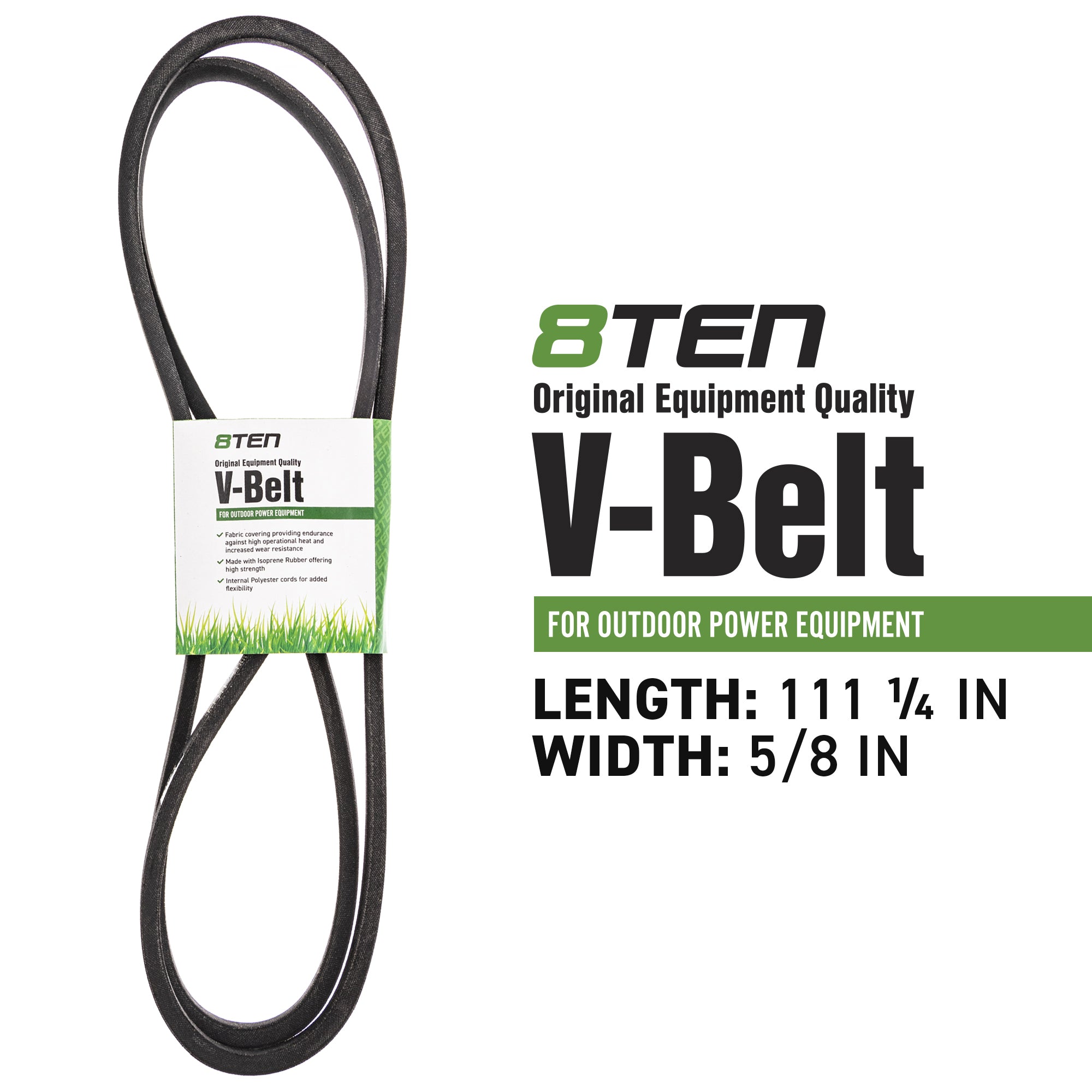 8TEN MK1006347 Clutch Belt Kit for Xtreme Warner Stens Rotary MTD