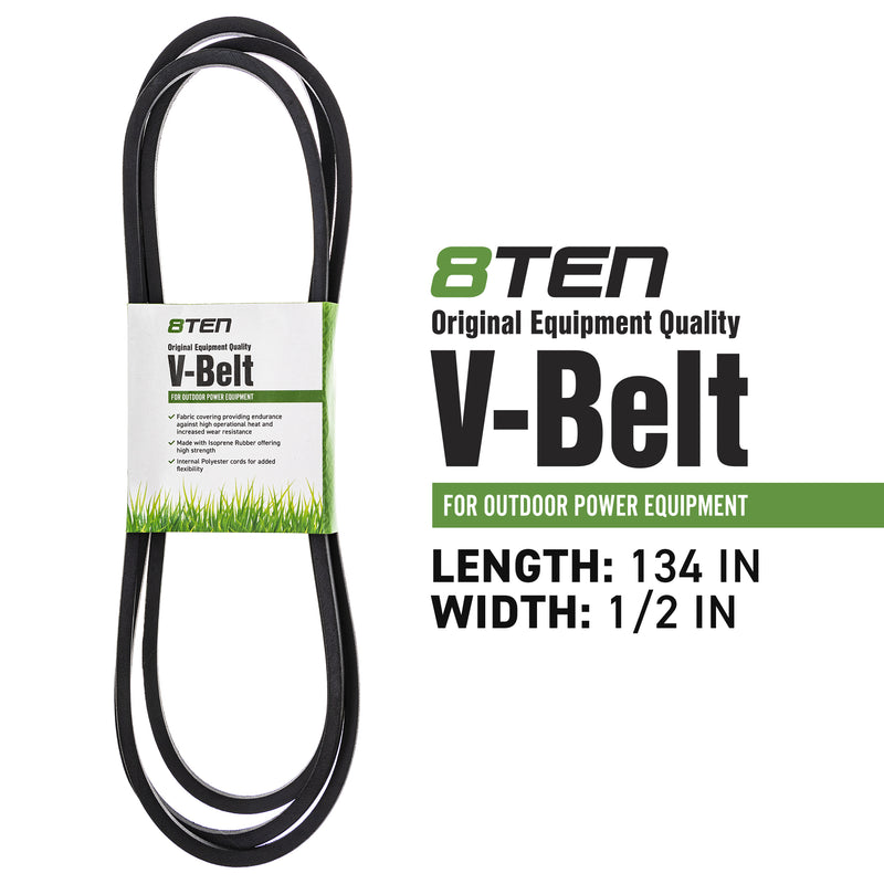 8TEN MK1006351 Clutch Belt Kit for Xtreme Warner Stens Oregon MTD