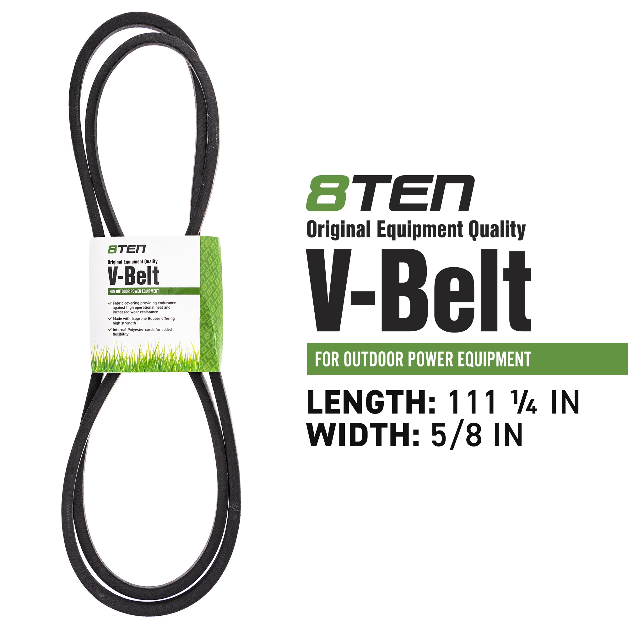 8TEN MK1006372 Clutch Belt Kit for Xtreme Warner Stens John Deere